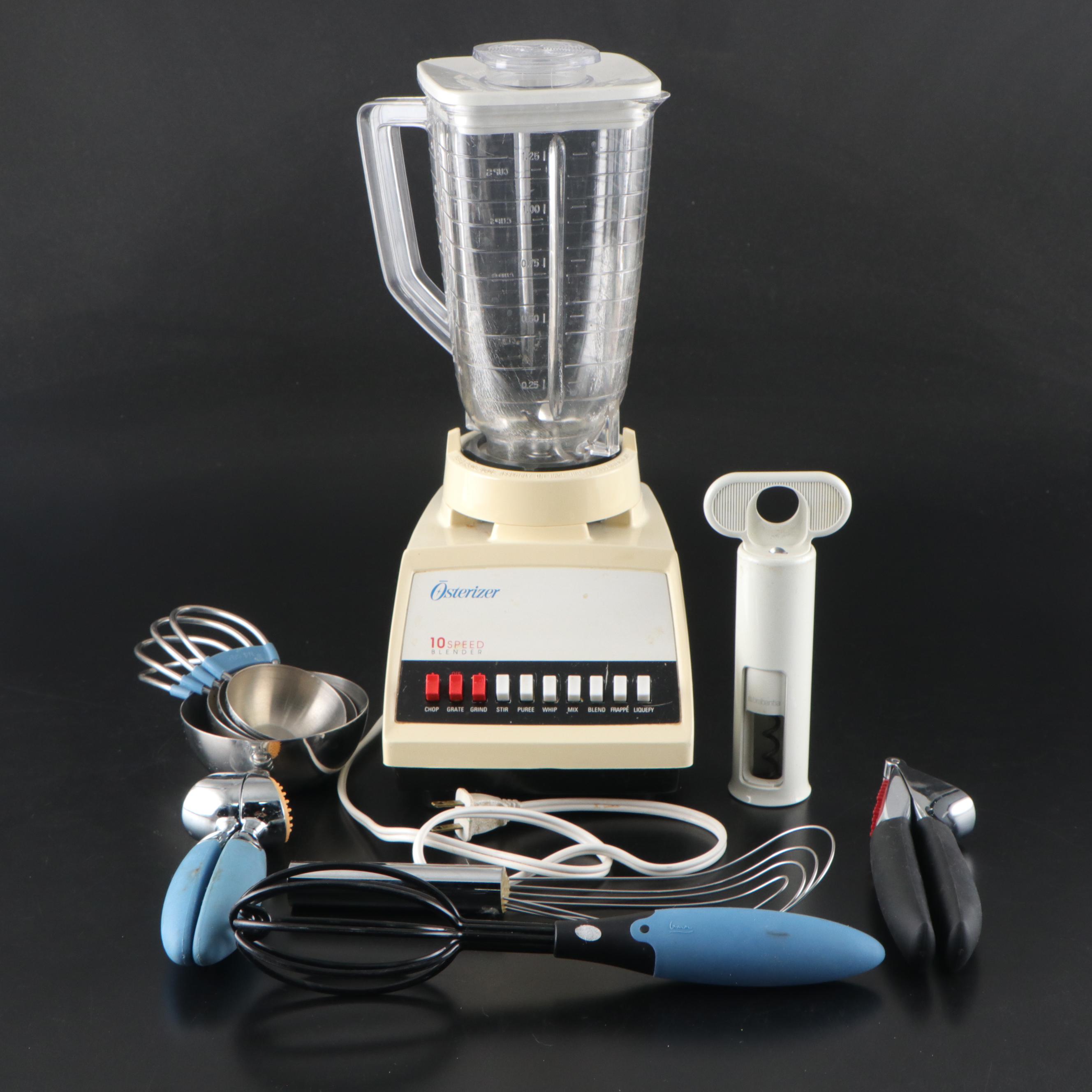 Osterize 10 Speed Blender with Brabantia Corkscrew and More