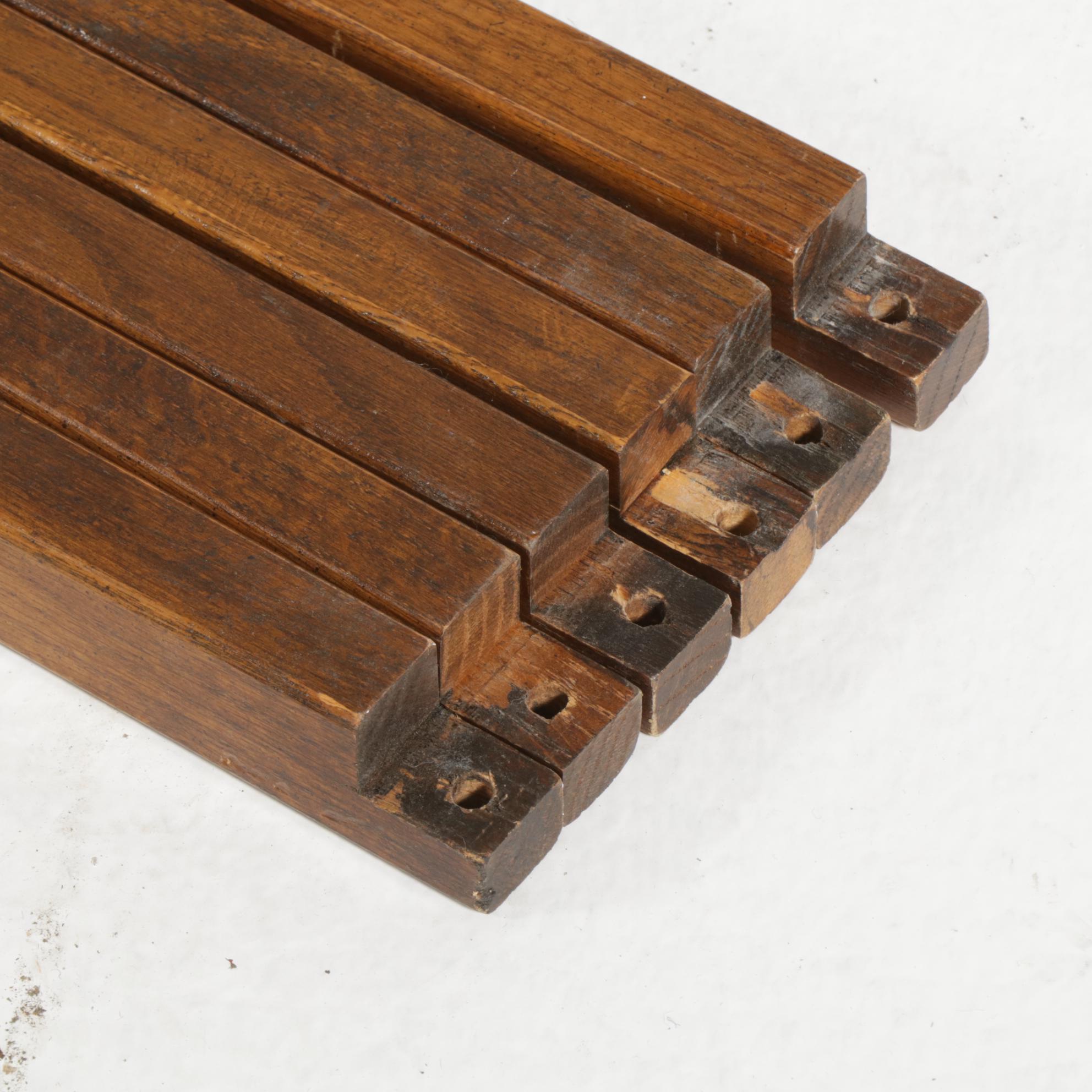 Ethan Allen "Royal Charter" Oak King Size Tester Bed, Mid to Late 20th Century