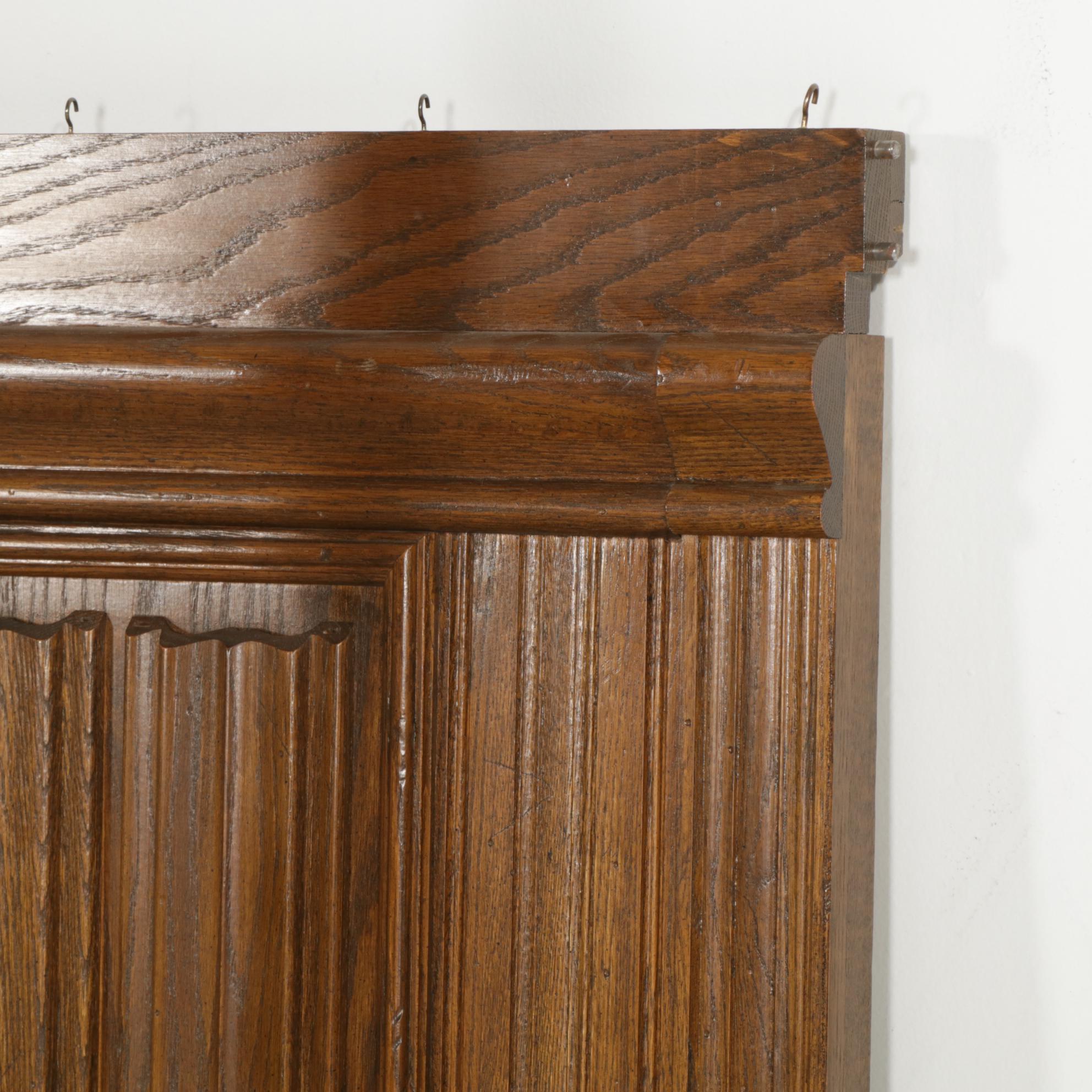 Ethan Allen "Royal Charter" Oak King Size Tester Bed, Mid to Late 20th Century