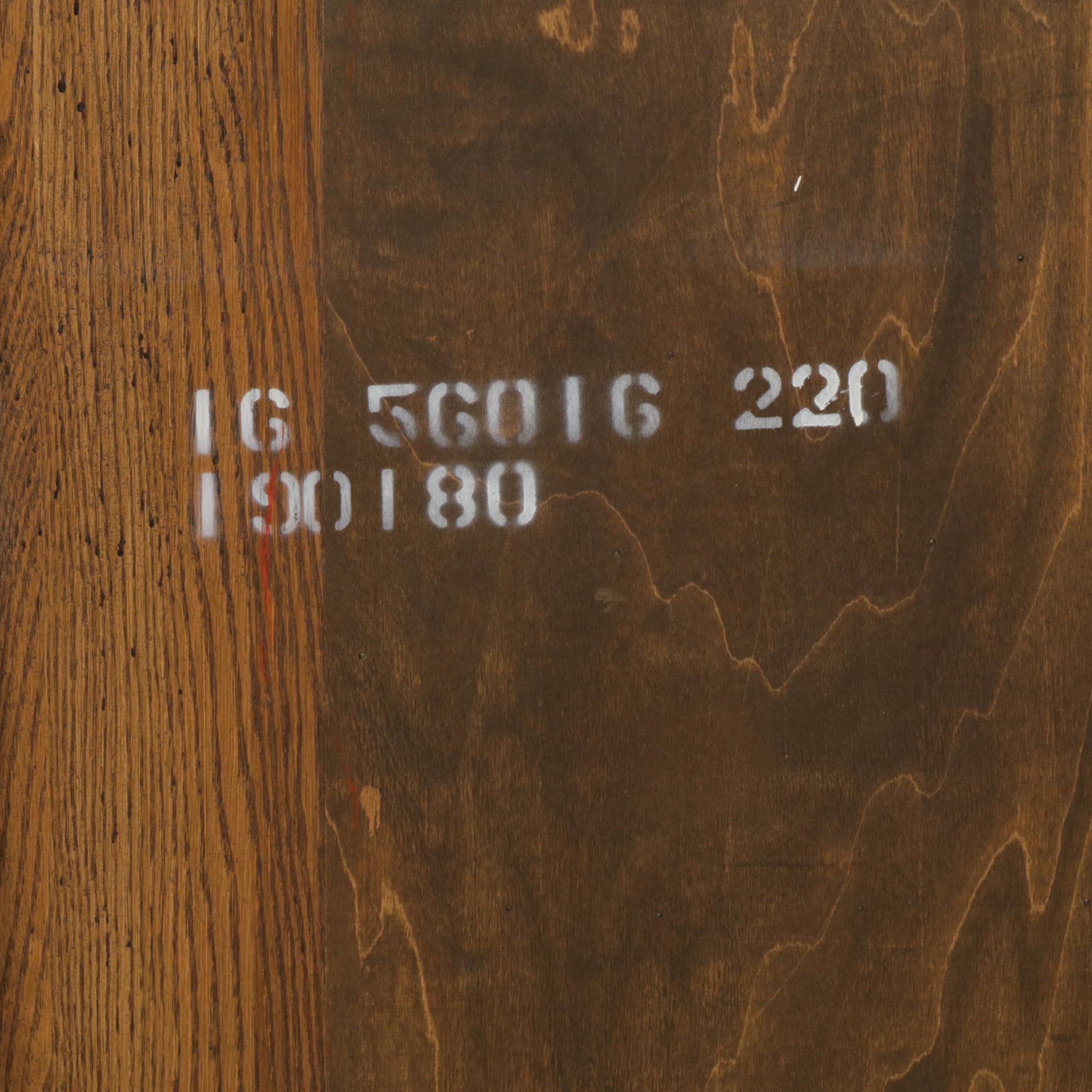 Ethan Allen "Royal Charter" Oak King Size Tester Bed, Mid to Late 20th Century