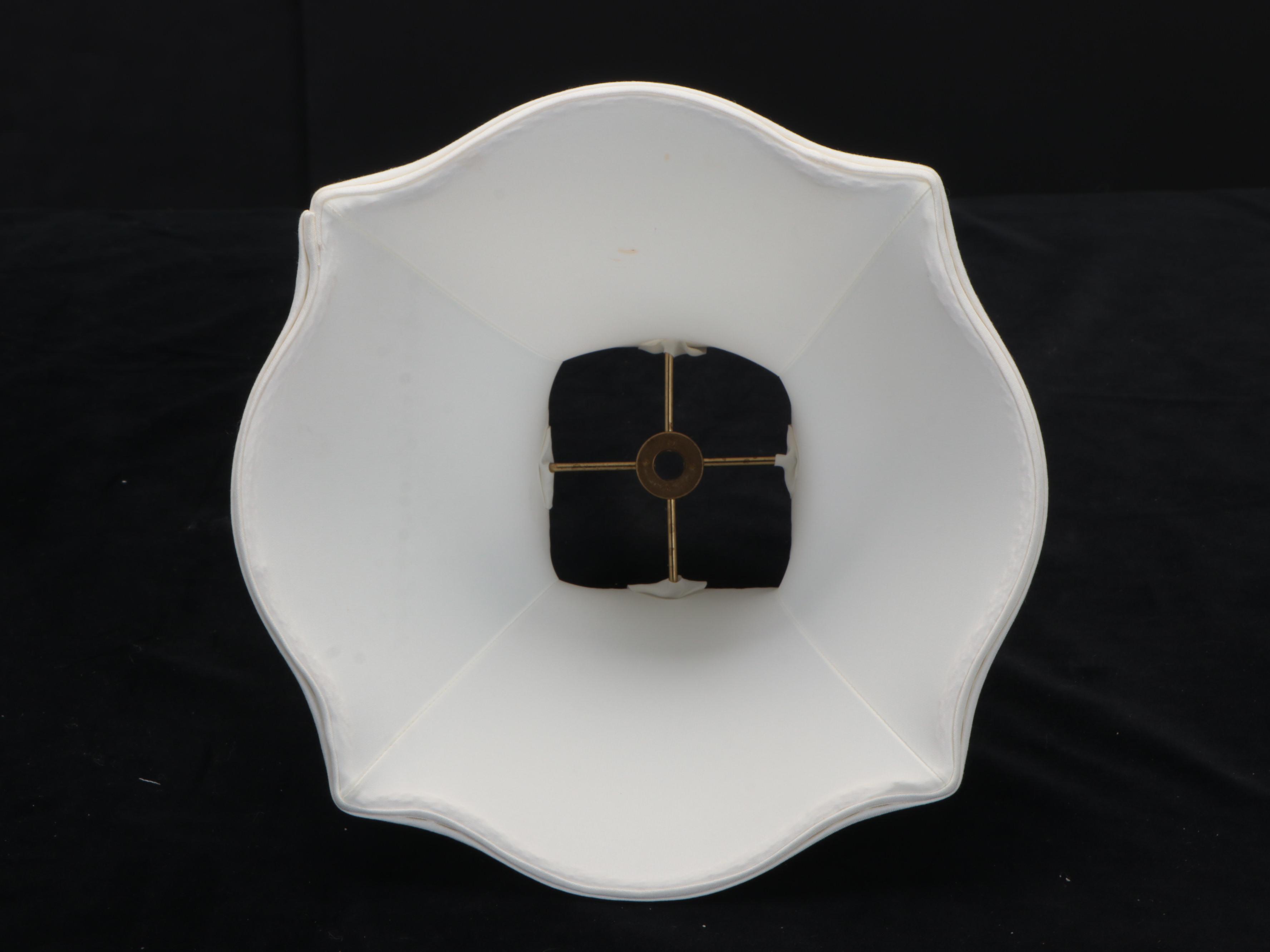 Chapman Blanc de Chine Figural Table Lamp with Bell Shade, 1998