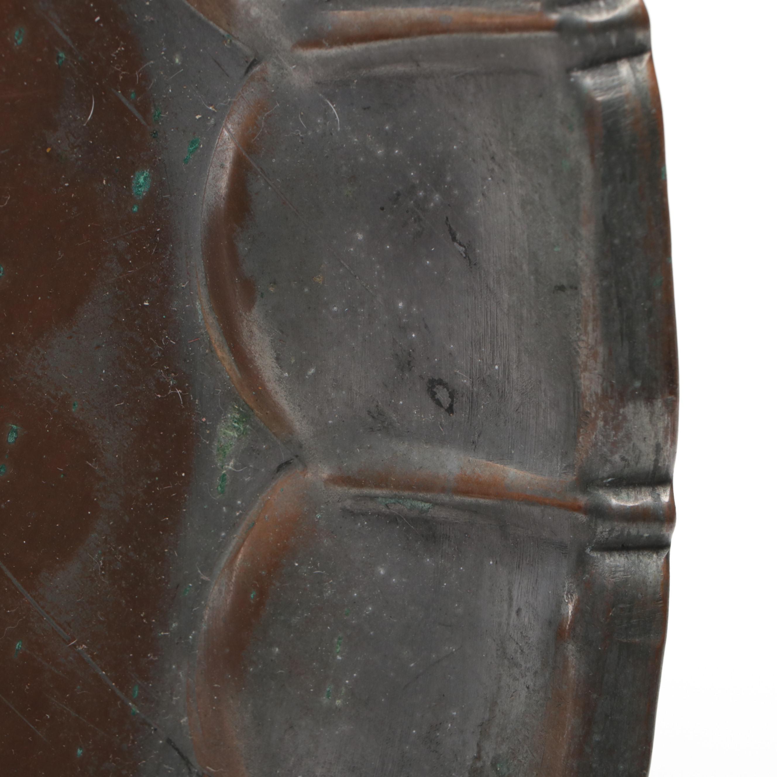 Persian Tinned Copper Serving Tray