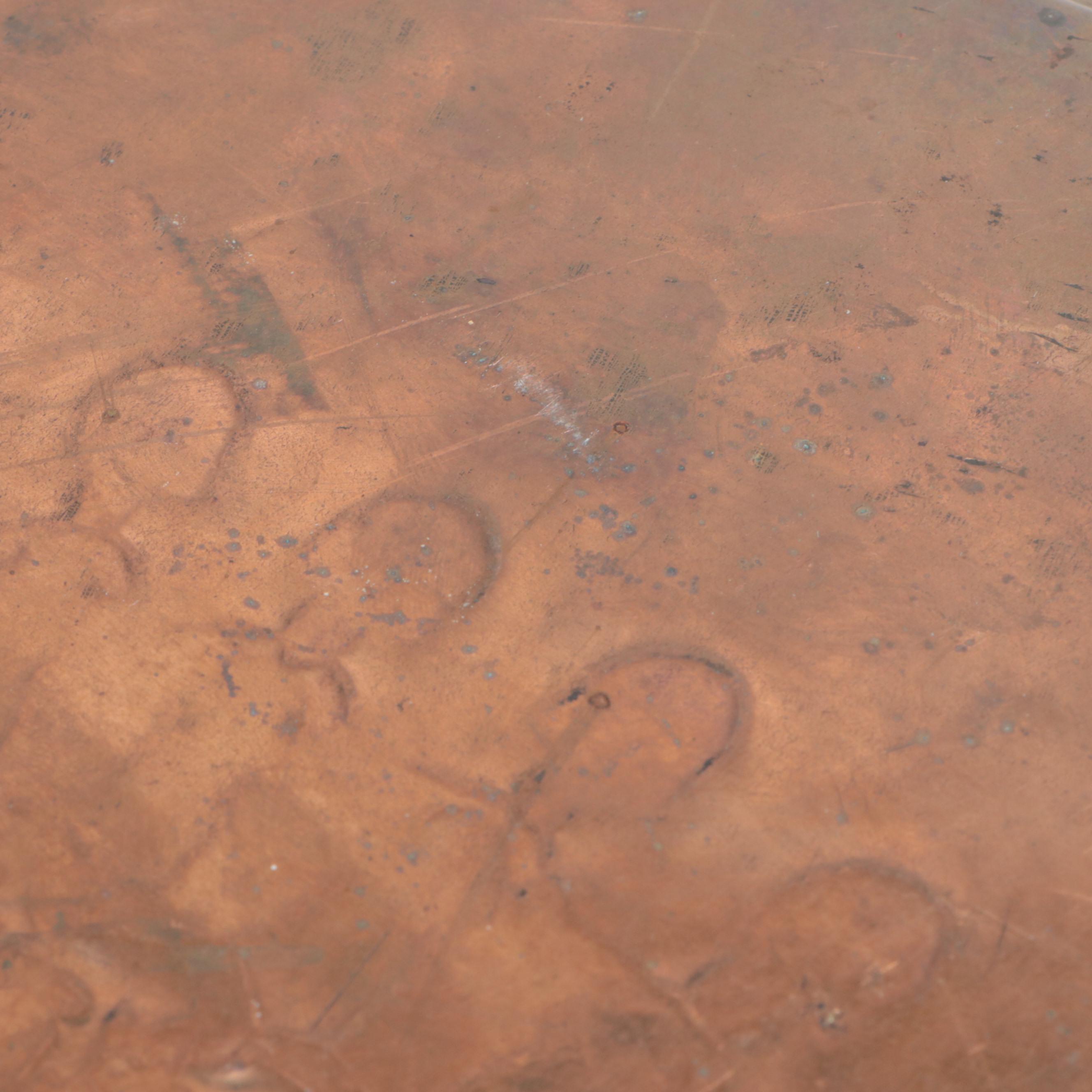 Persian Tinned Copper Serving Tray