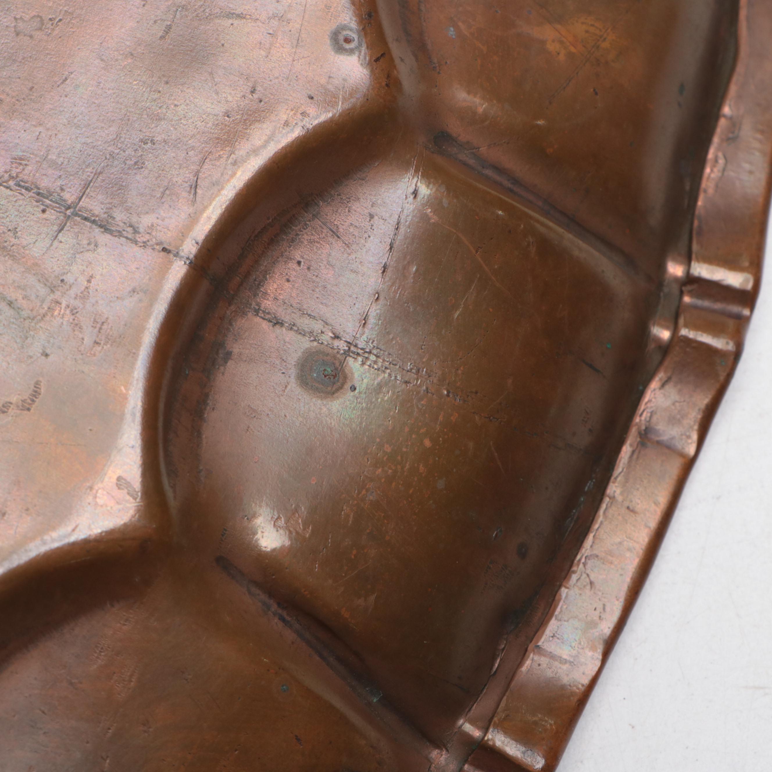 Persian Tinned Copper Serving Tray