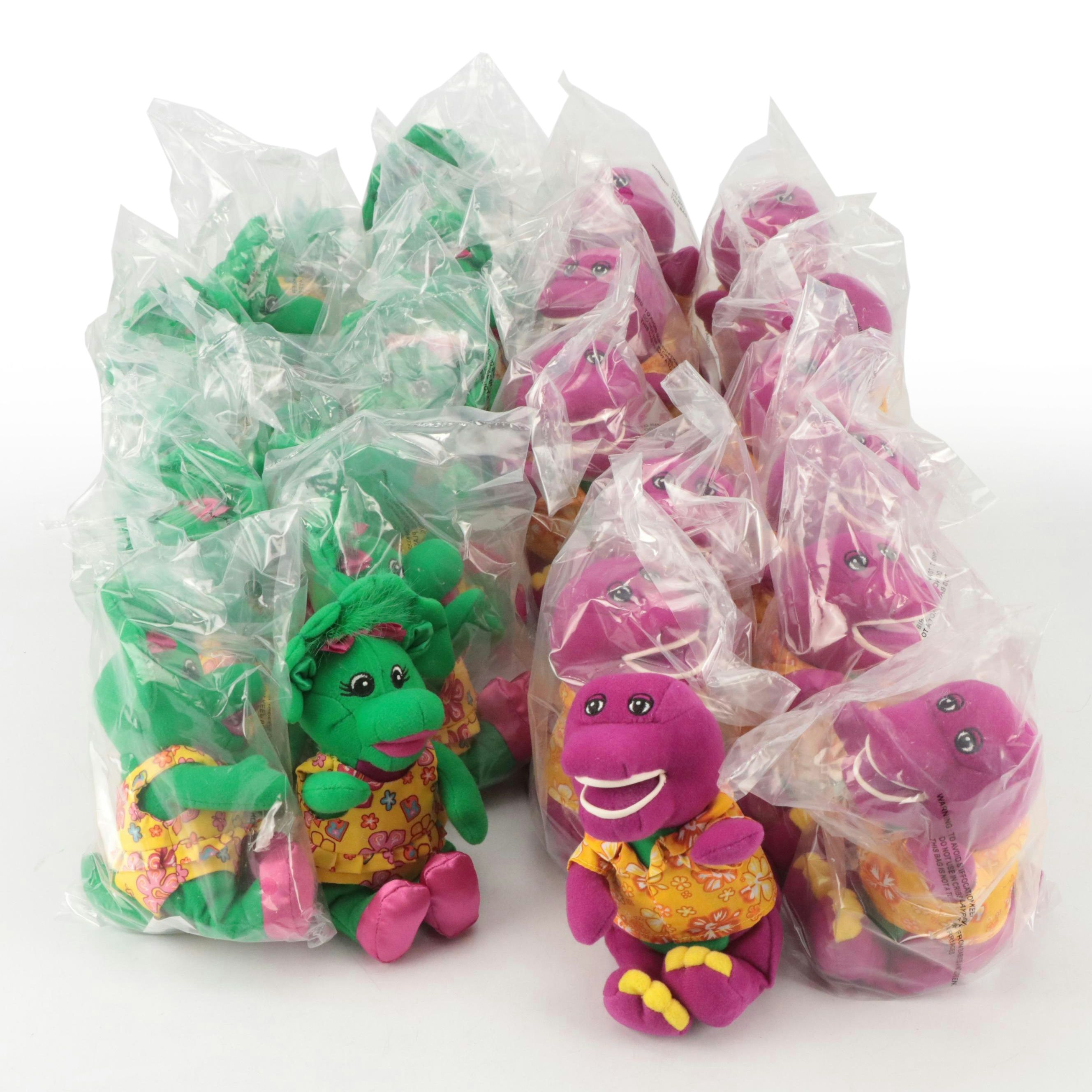 Barney and Betty Bop Stuffed Toys by Golden Bear Company