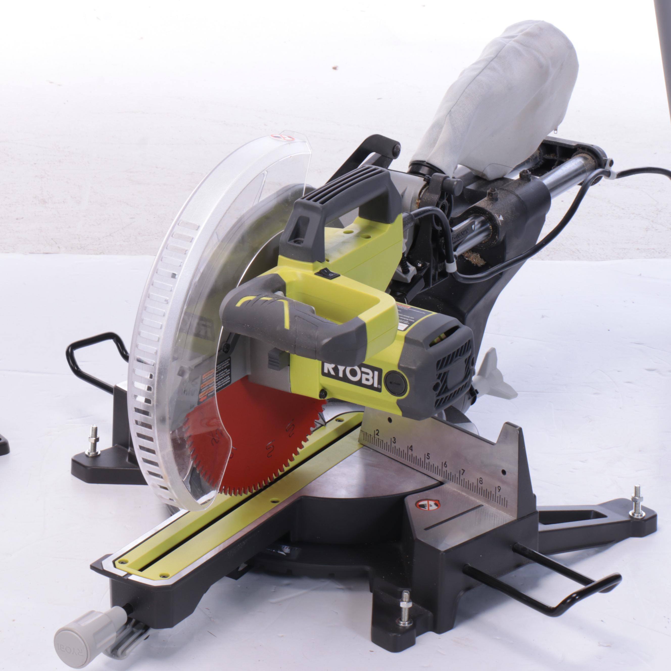 Ryobi 12 Inch Blade Table Saw and Metal Saw Table and More