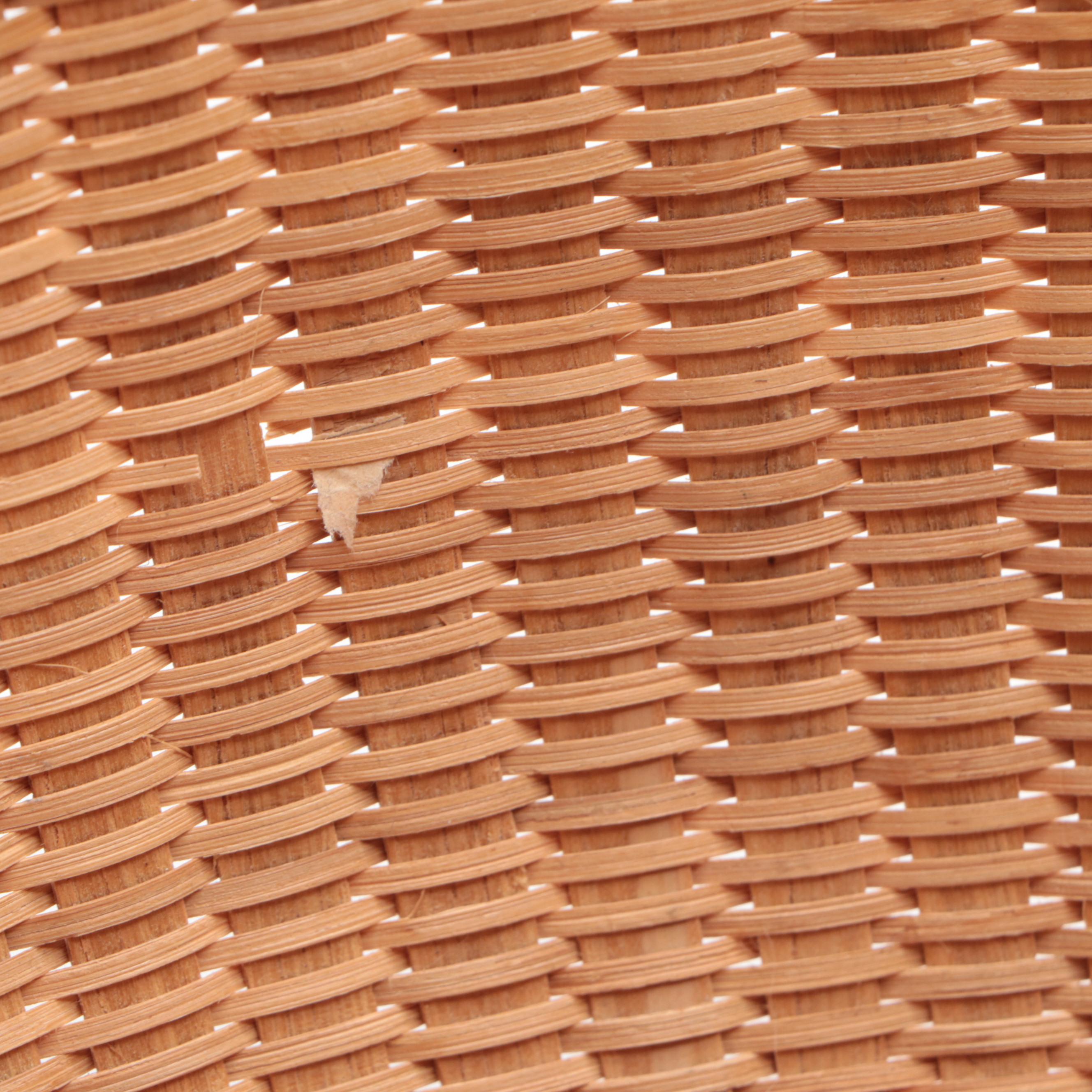 Artisan-Signed Nantucket Woven Round Basket and Serving Tray