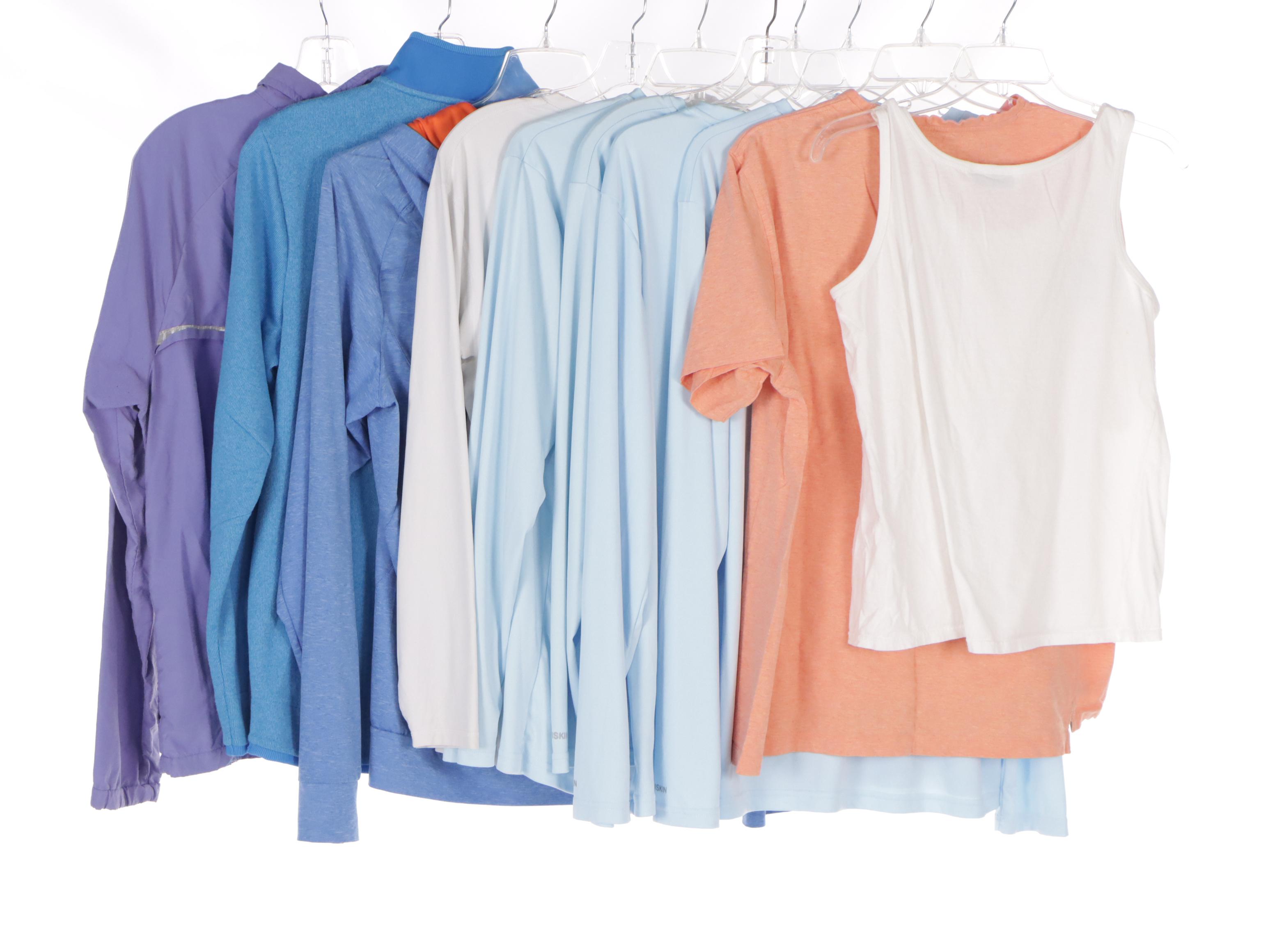 Under Armour Golf Pullover, New Balance Zip Jacket, and Other Shirts