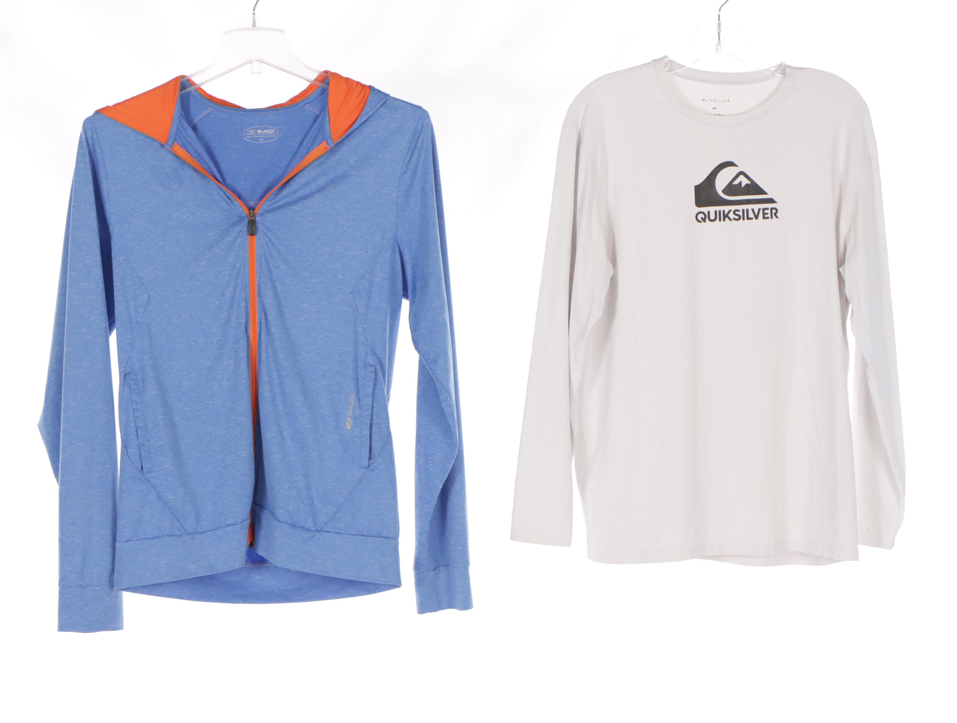 Under Armour Golf Pullover, New Balance Zip Jacket, and Other Shirts