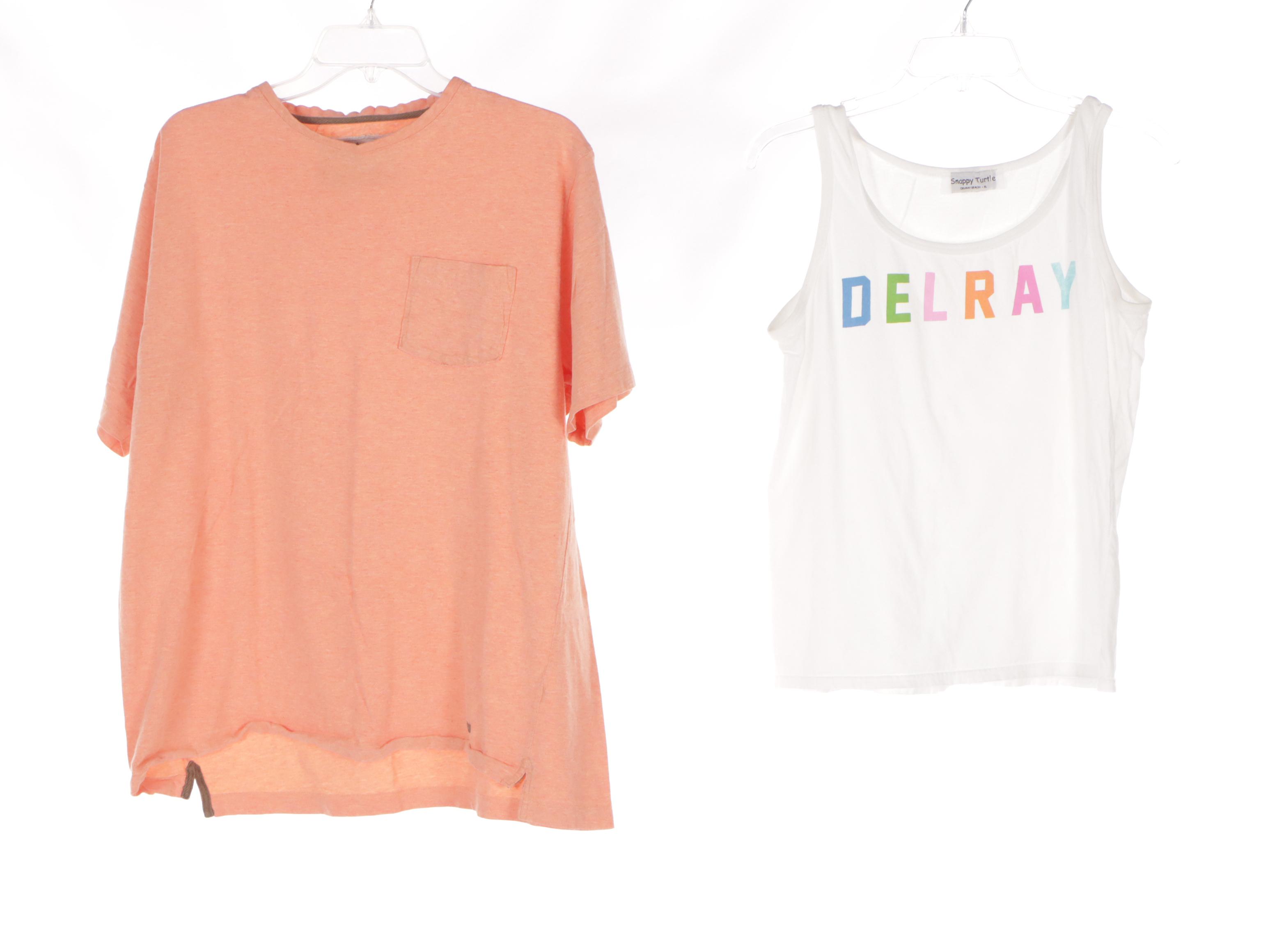 Under Armour Golf Pullover, New Balance Zip Jacket, and Other Shirts