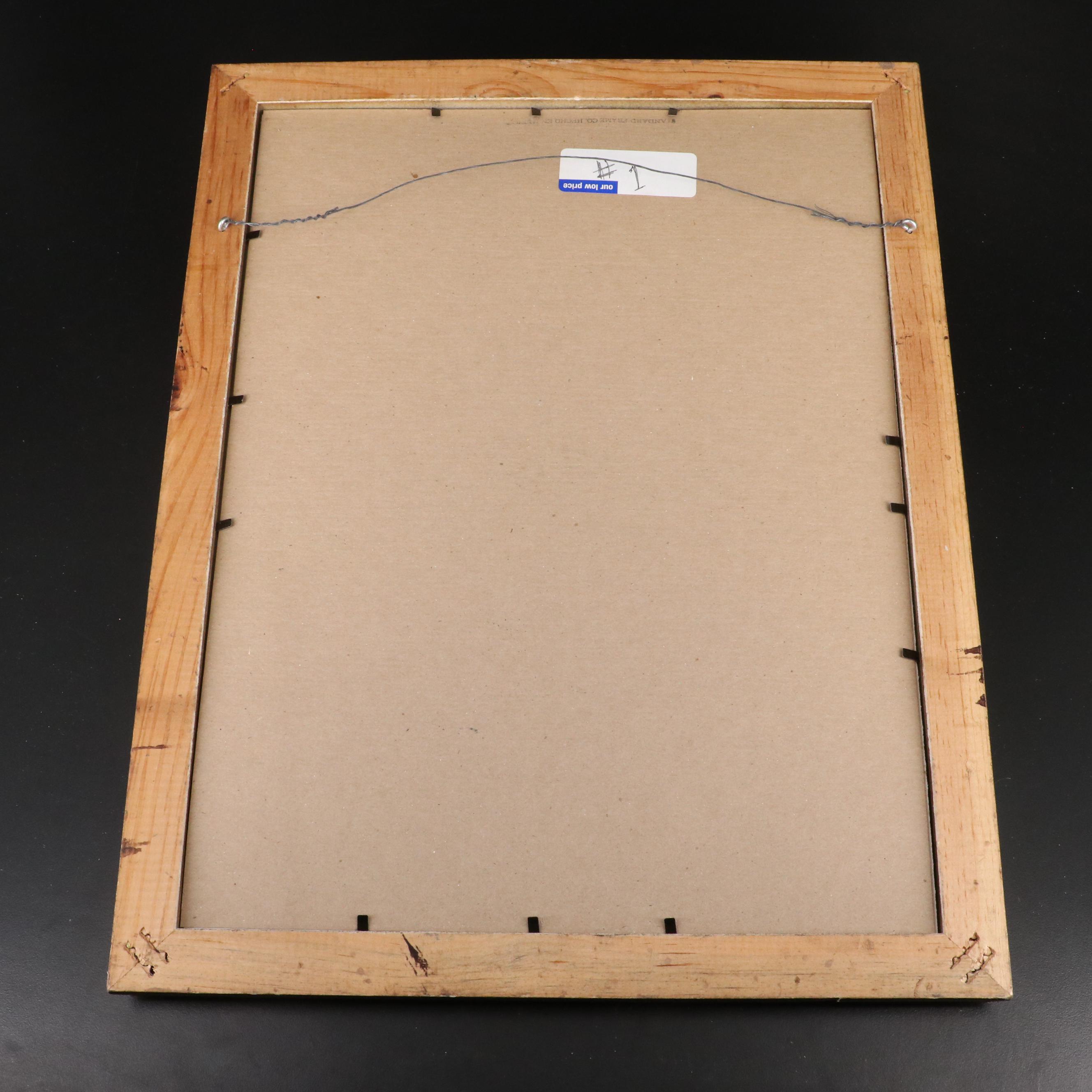 Framed Antique World Coin Set, Including Silver Coins