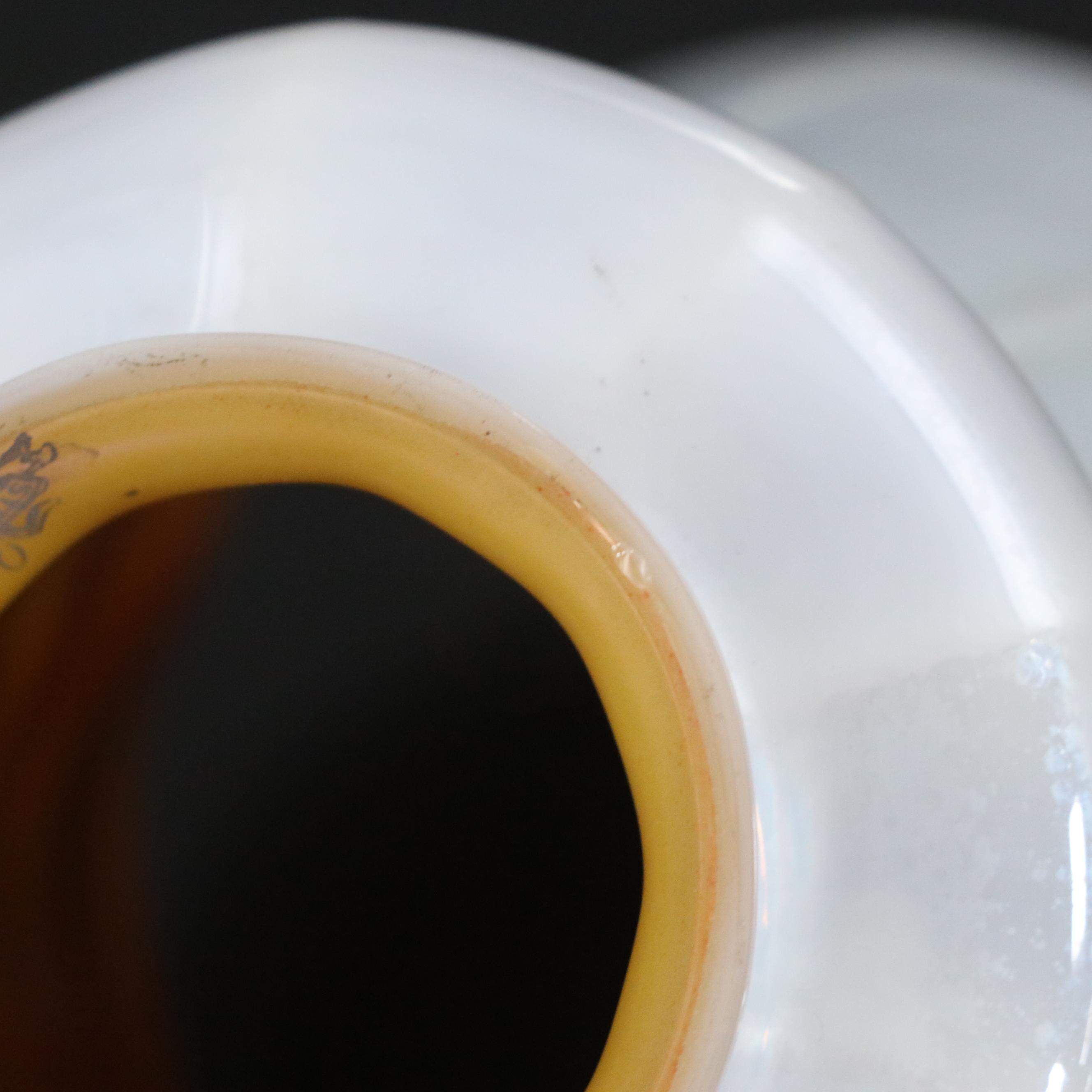 Steuben Art Glass Calcite Aurene Light Shades & Additional Shade, Early 20th C.