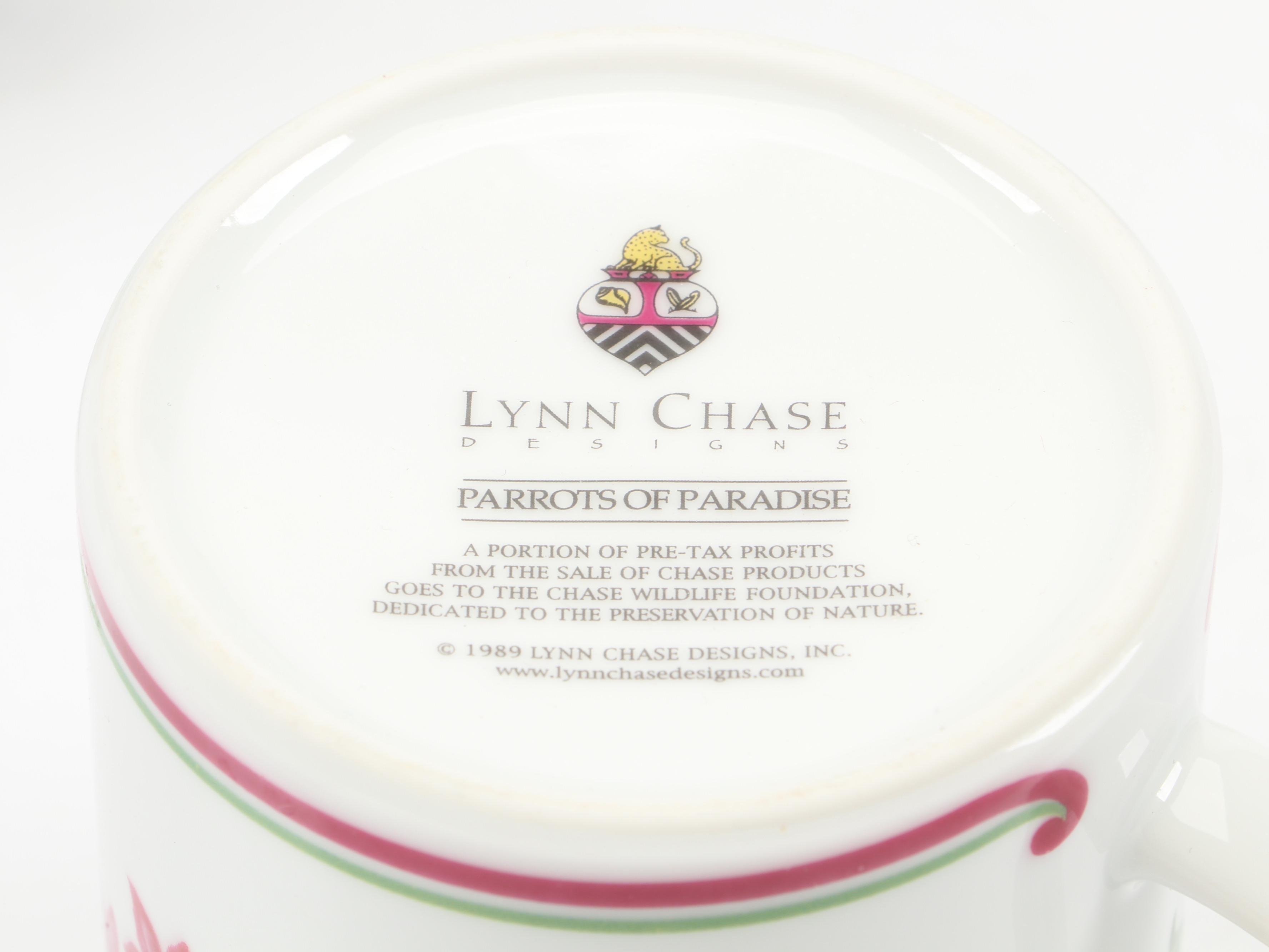 Lynn Chase "Tiger Raj" Porcelain Salad Plate, Saucers, Teacups and More