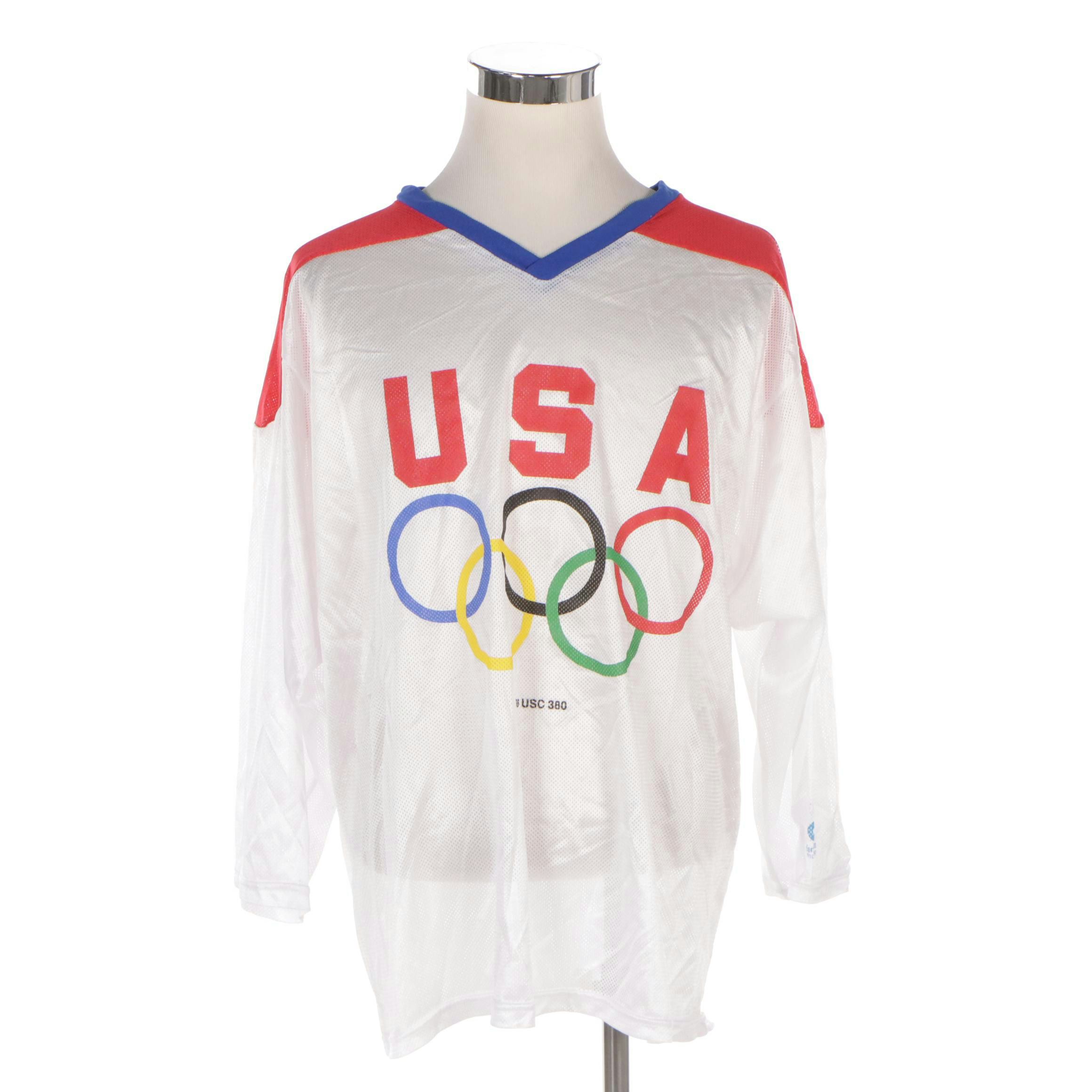 USA Olympics General Mills Hockey Jerseys, Vintage