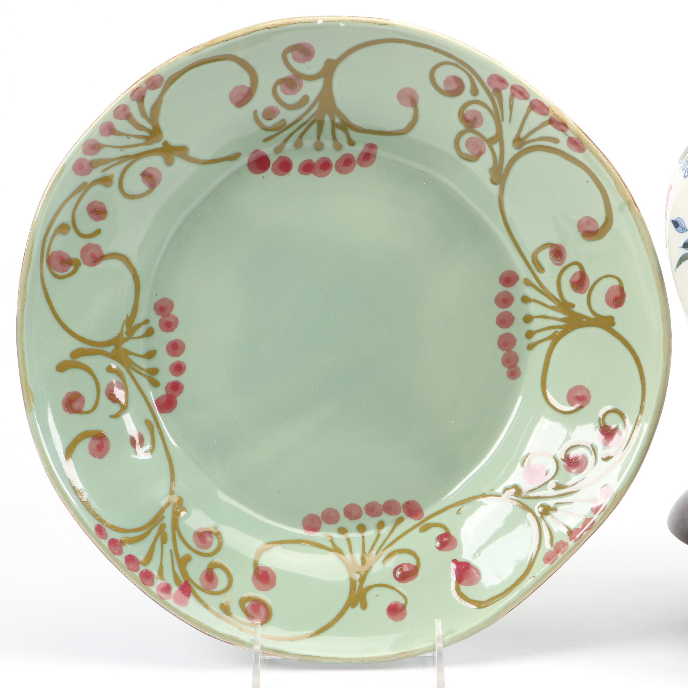 Tracy Porter "Octavia Hill Garden" Ceramic Bowl with More Table Accessories