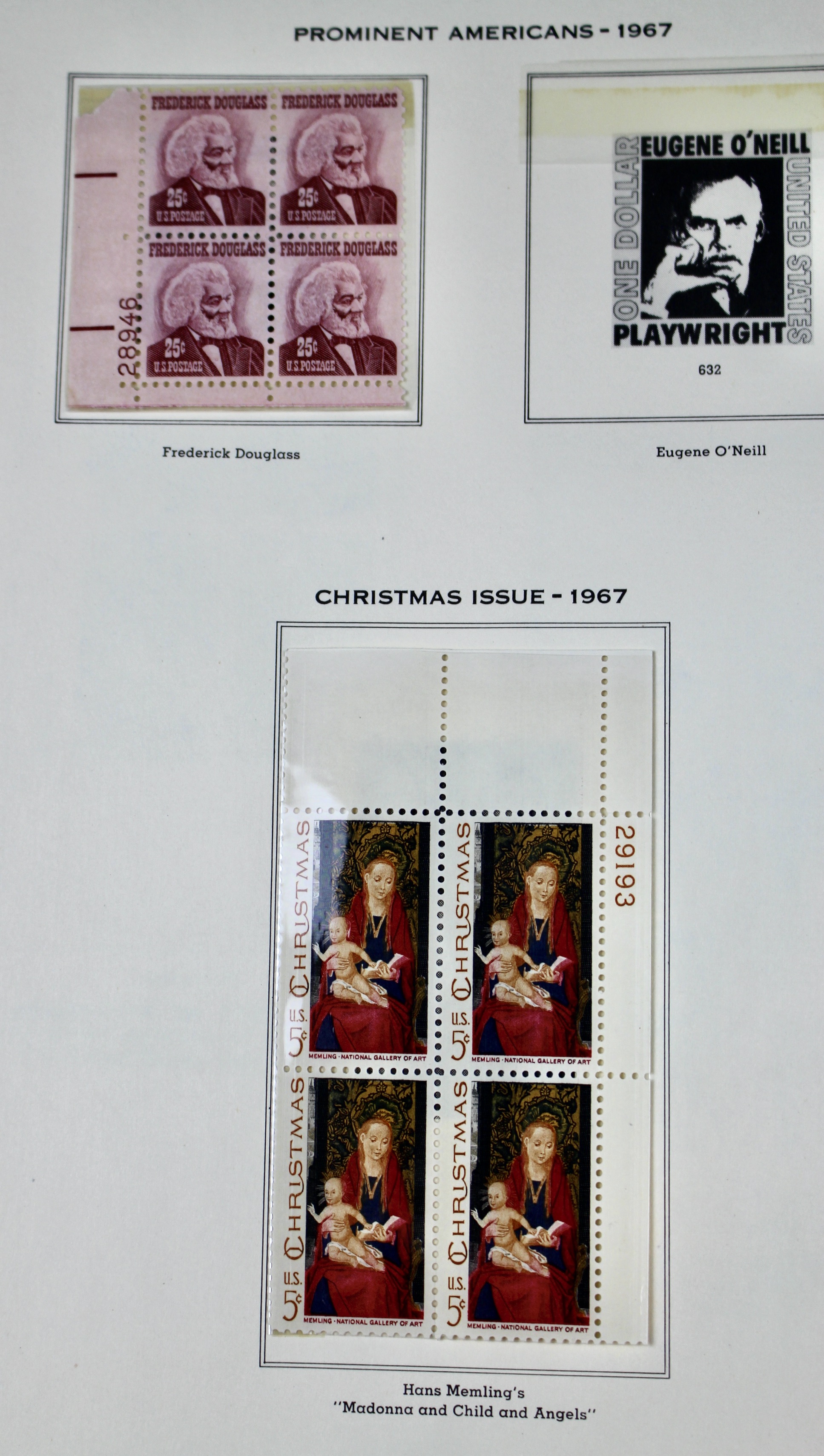 Over 200 Different U.S. Postage Stamp Plate Blocks, 1959 to 1969