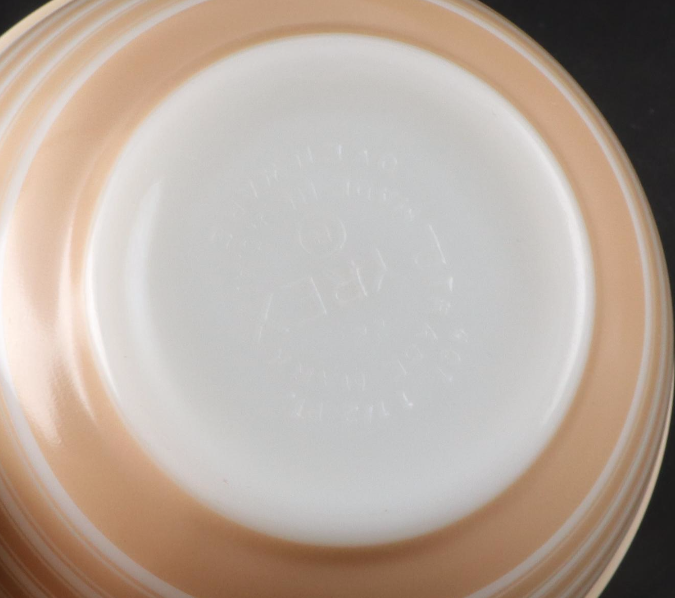 Pyrex and Hand-Painted Frosted Glass Bowls