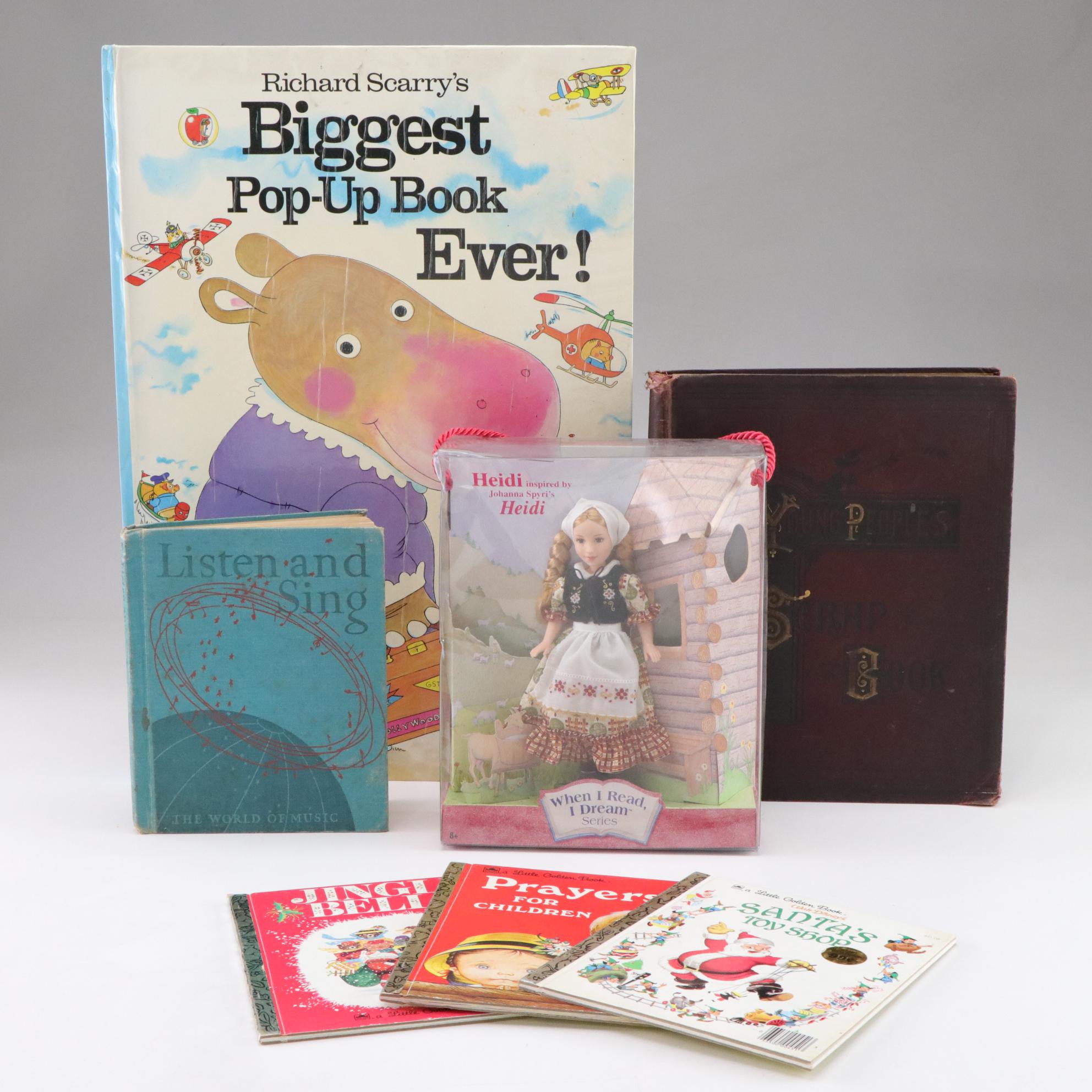Children's Books Featuring "Young People's Scrap Book" and More