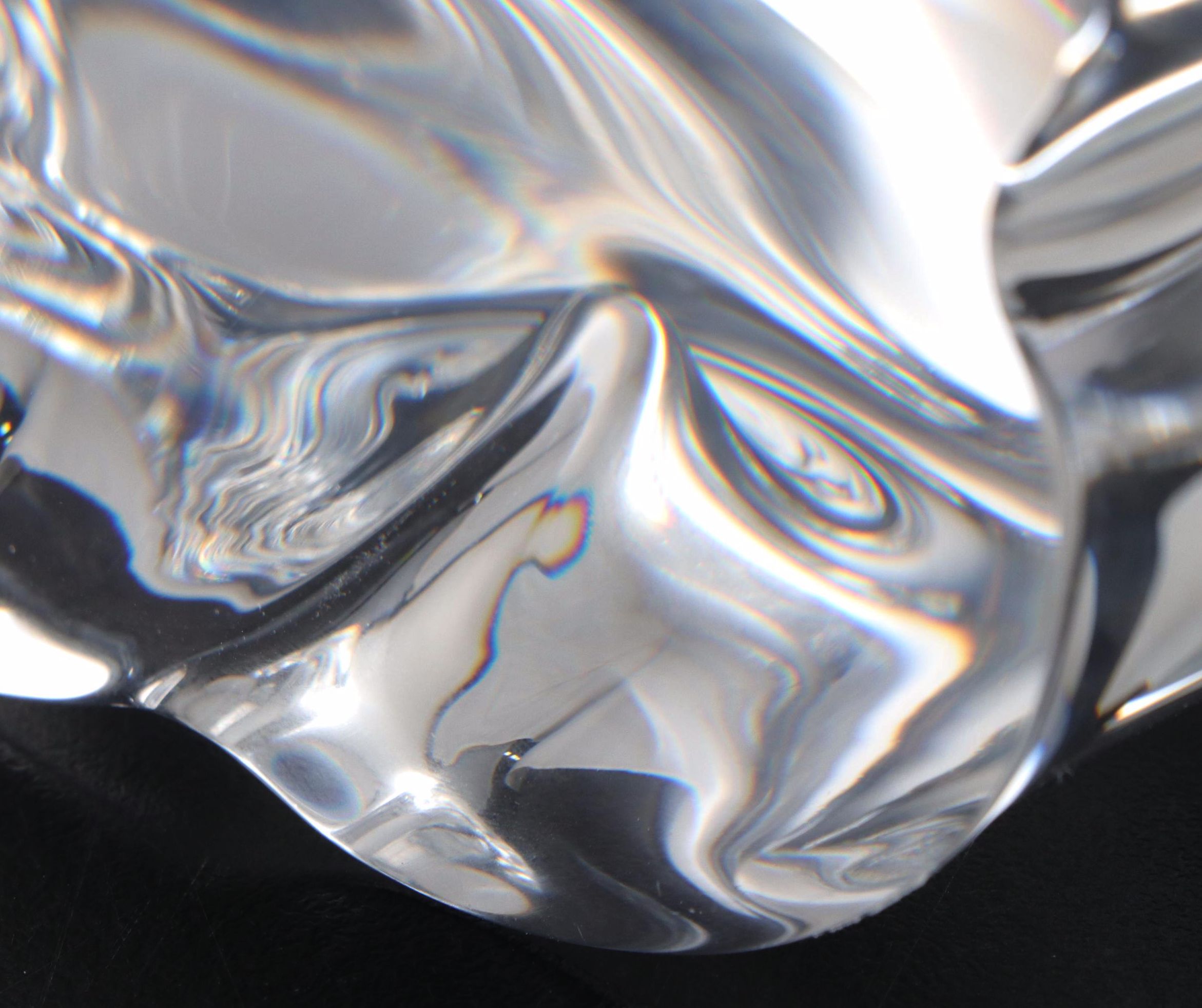 Steuben Art Glass Polar Bear Figurine