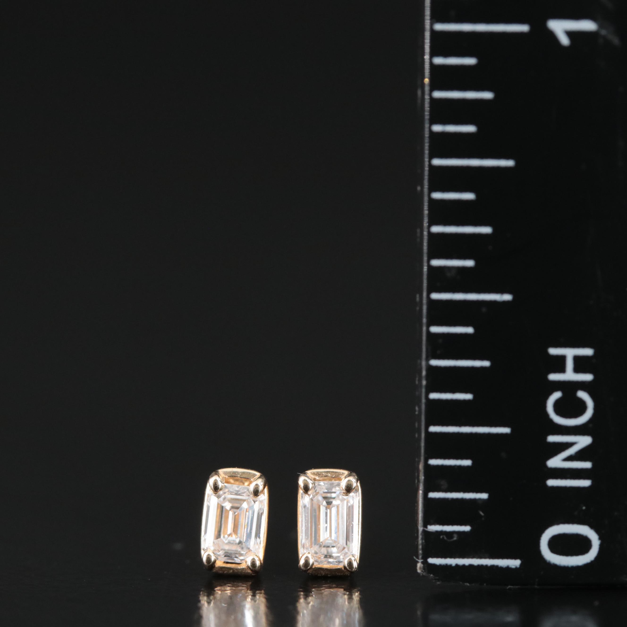 14K 0.32 CTW Lab Grown Diamond Stud Earrings