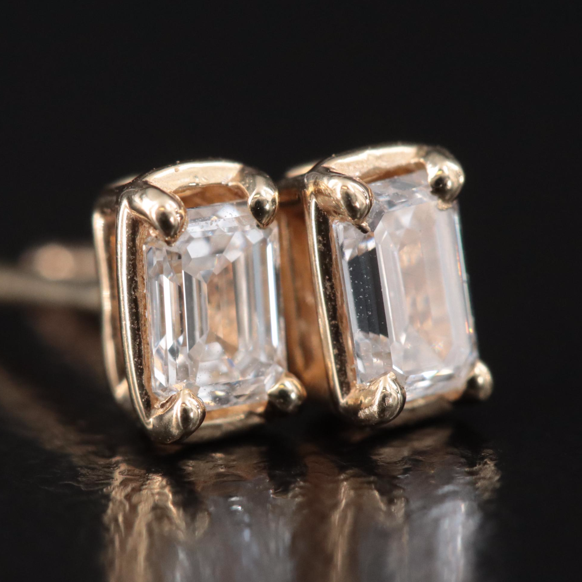 14K 0.32 CTW Lab Grown Diamond Stud Earrings