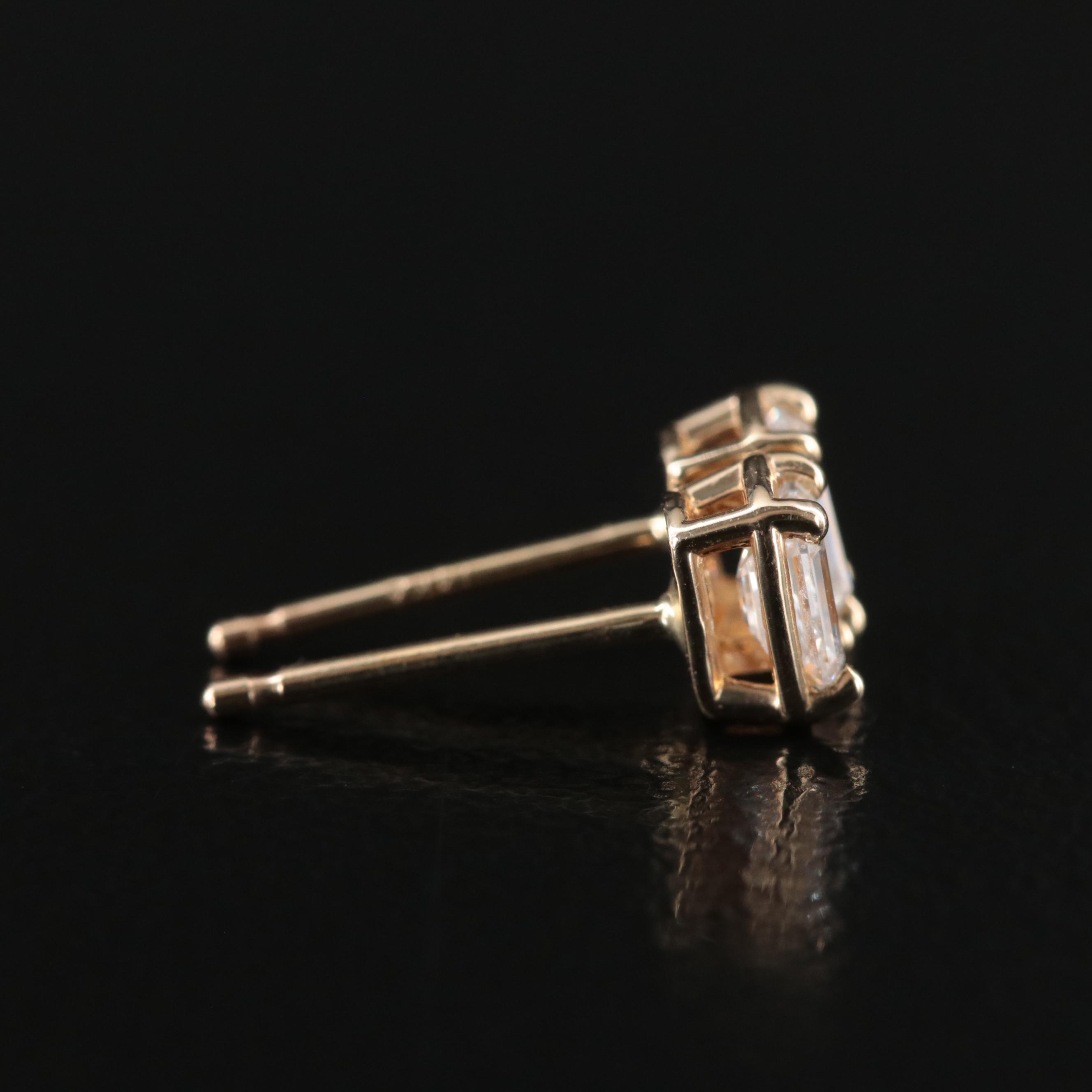 14K 0.32 CTW Lab Grown Diamond Stud Earrings