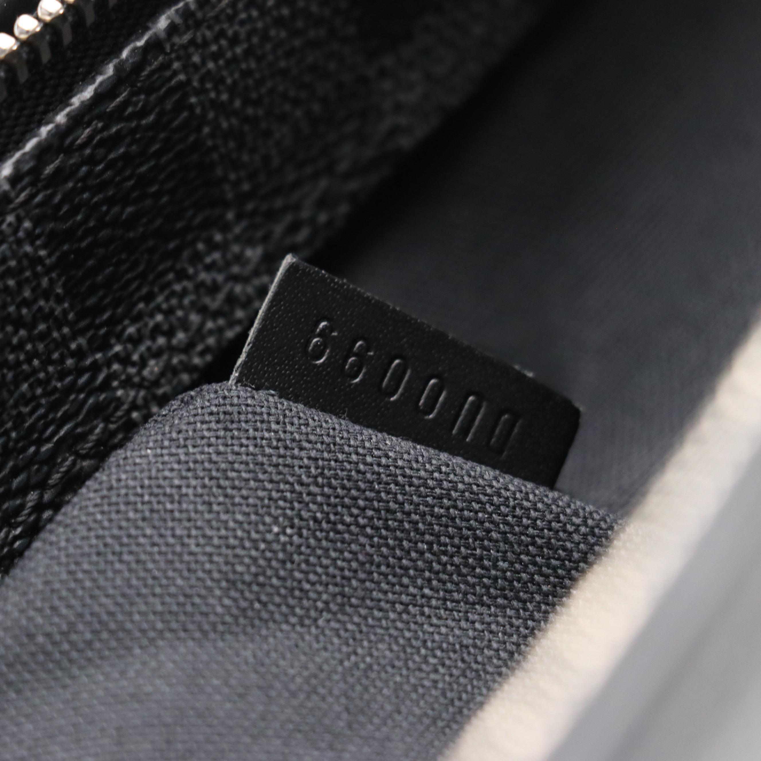 Louis Vuitton Tadao Tote in Damier Graphite Canvas and Black Leather with Strap