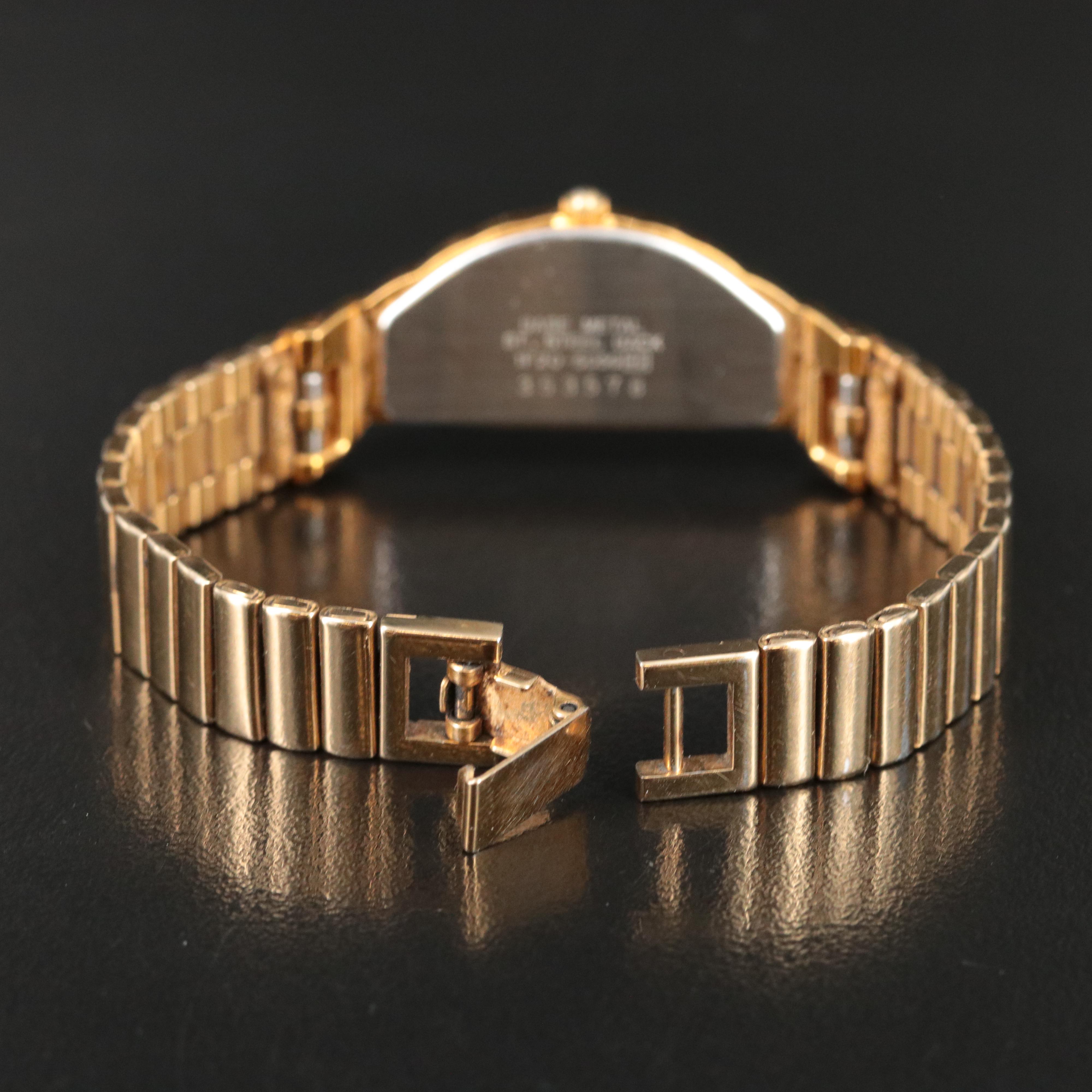 Seiko Half Moon Quartz Black Dial Watch, Vintage