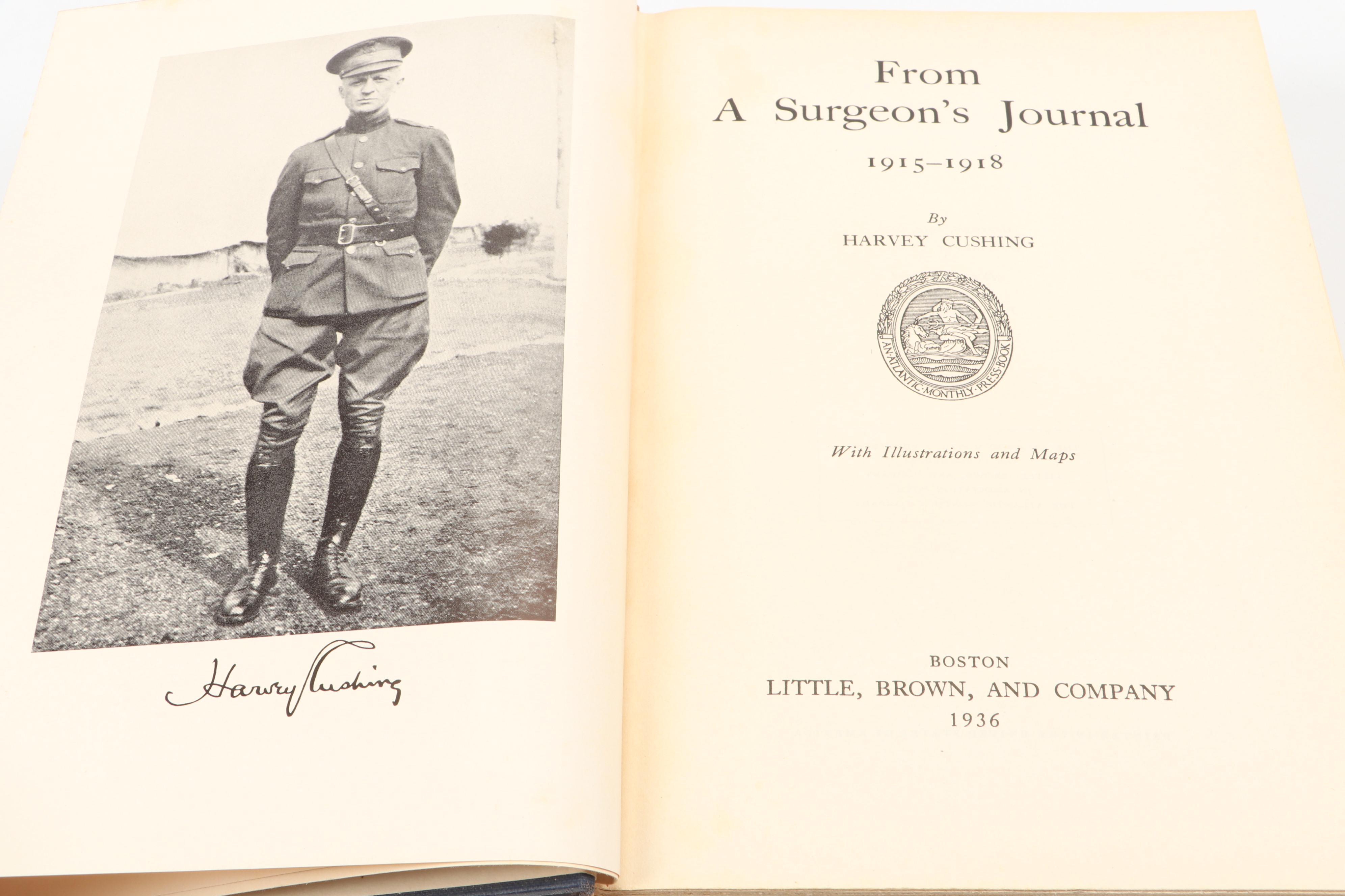 First Edition "Harvey Cushing" by John F. Fulton and More Harvey Cushing Books