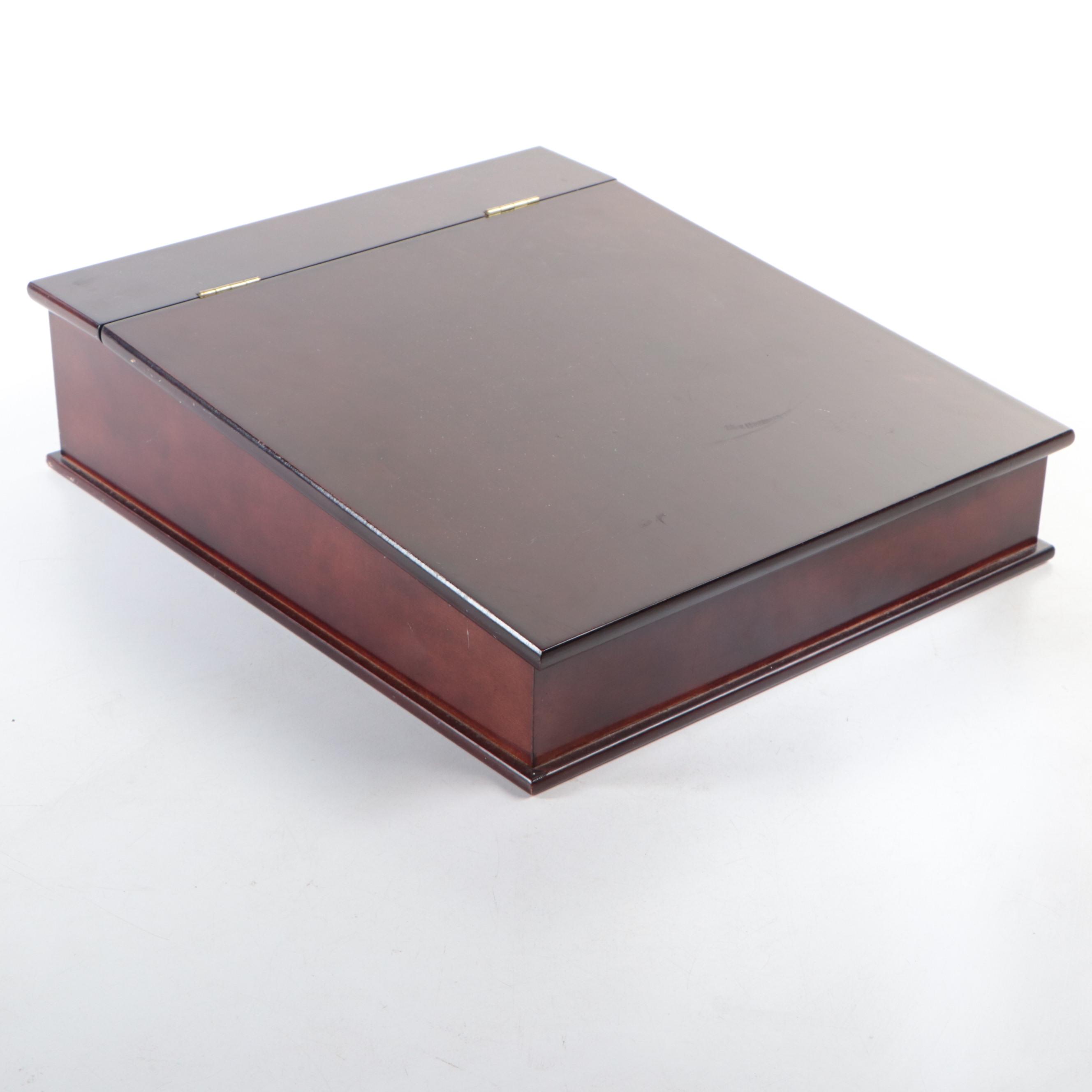 The Bombay Co. Wood Slanted Lap Desk