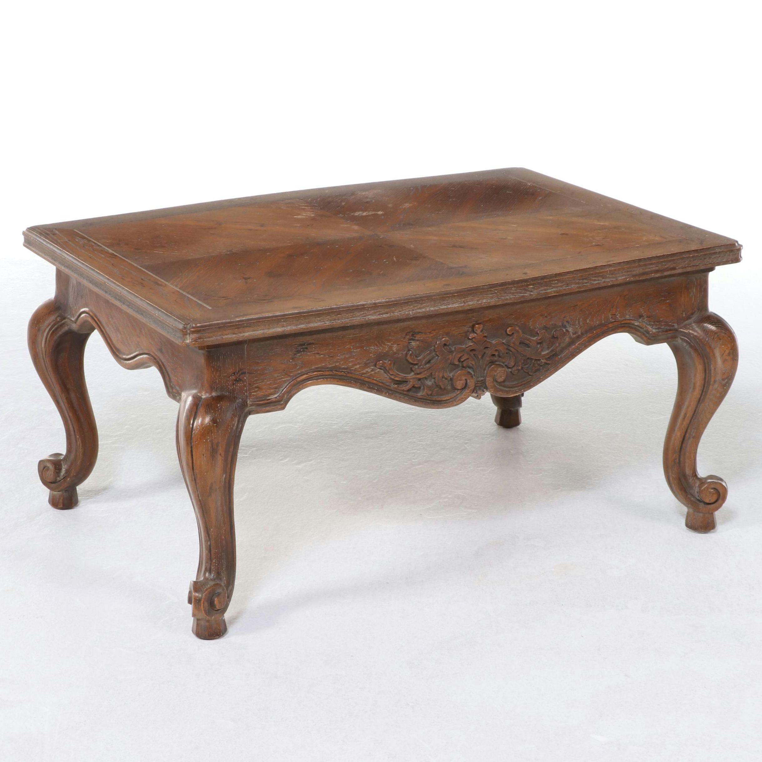 Heritage Grand Tour French Provincial Style Oak Side Table, Mid to Late 20th C.