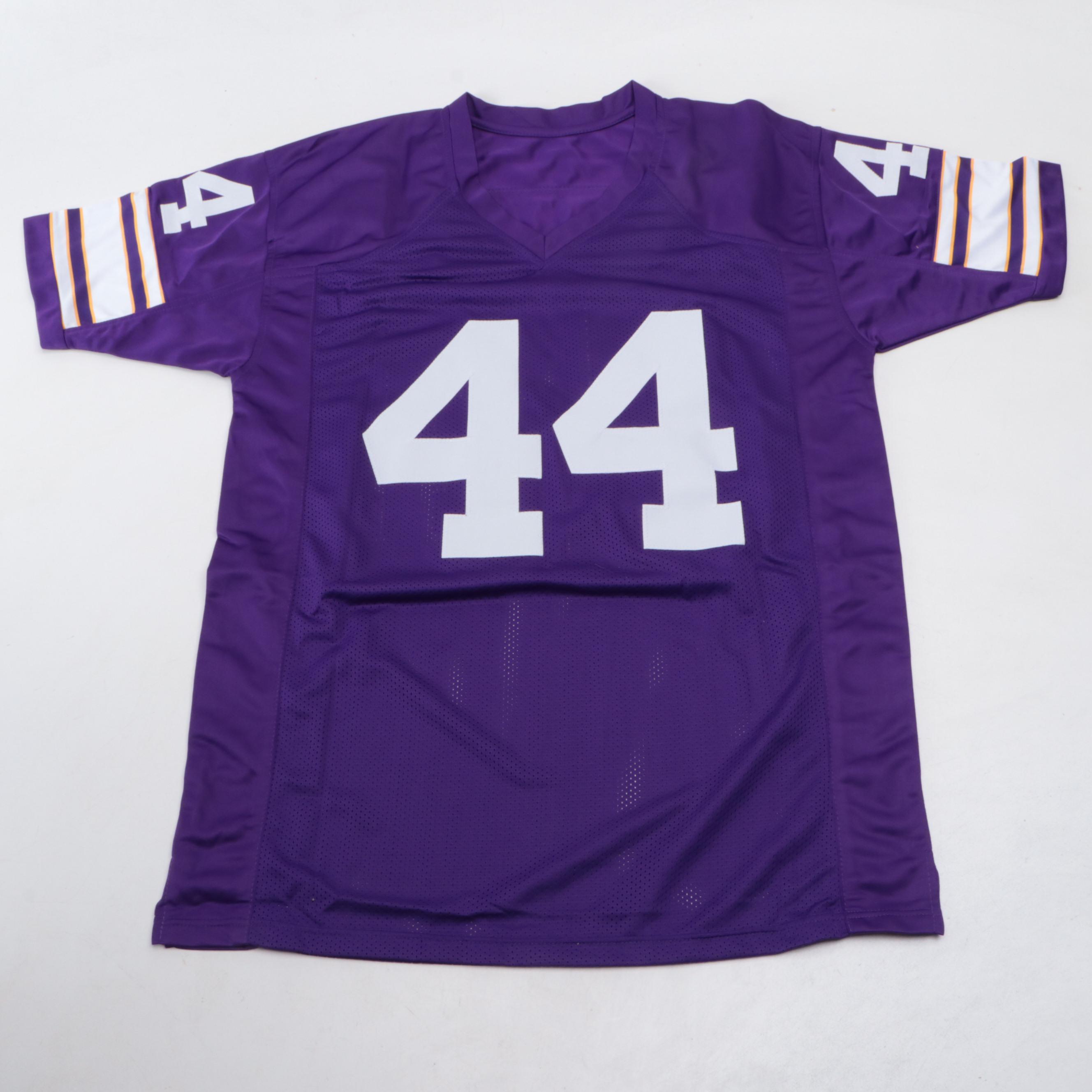 Chuck Foreman Signed Minnesota Vikings Football Jersey