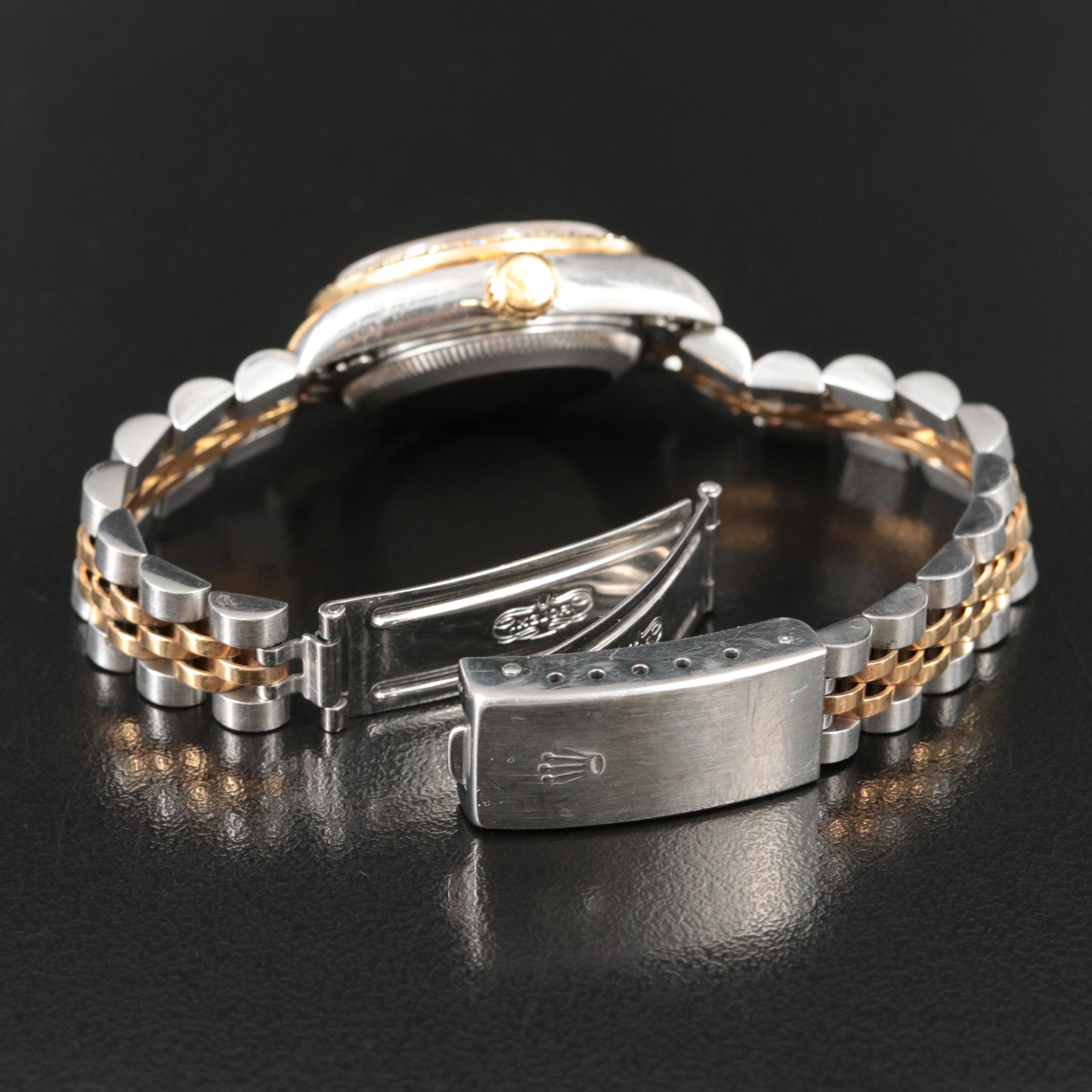 2003 Rolex Lady-Datejust Custom Diamond Dial and Bezel Watch