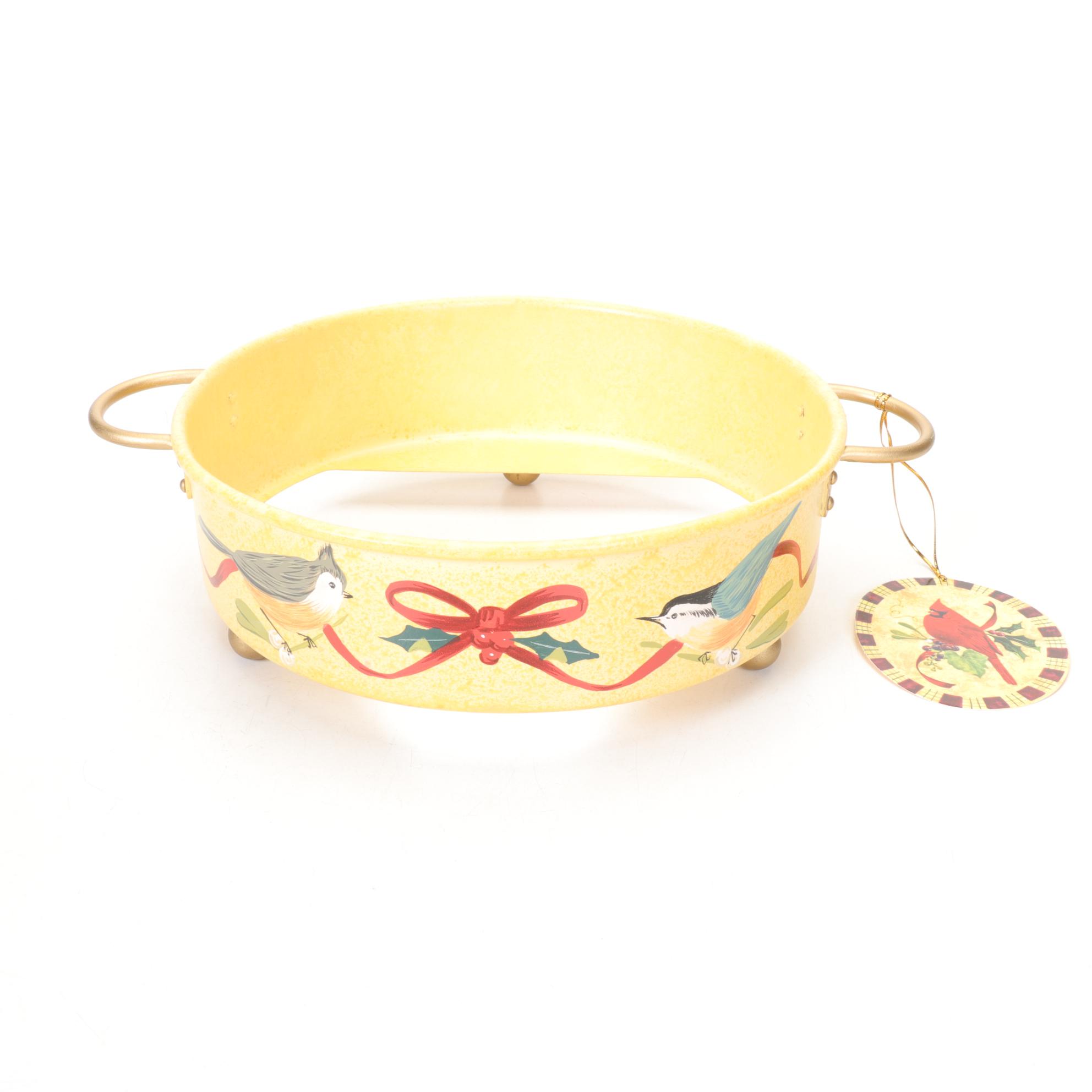 Lenox "Winter Greeting" Dishware with Ruby Glasses