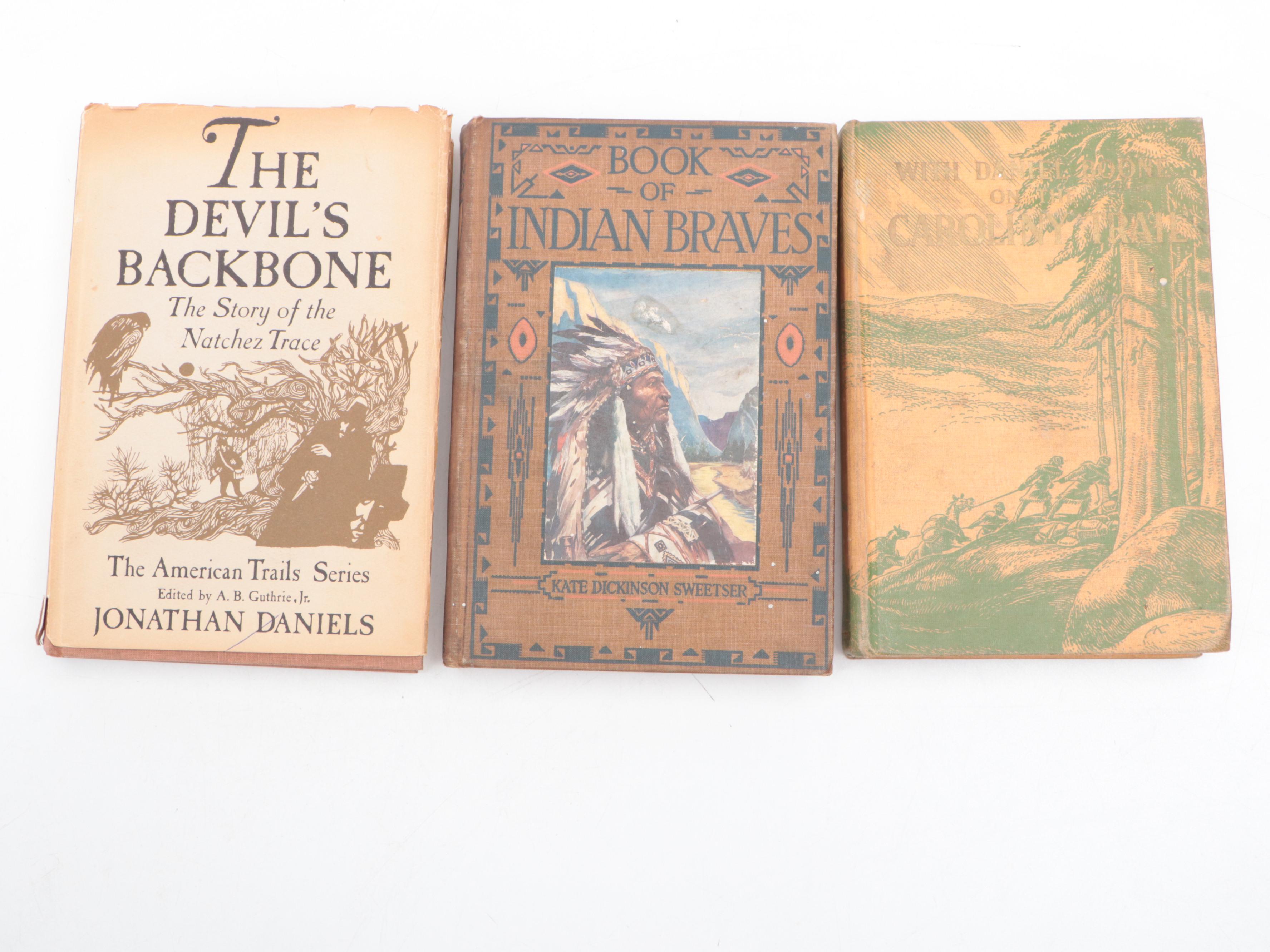 First Edition "The Devil's Backbone" by Jonathan Daniels and More