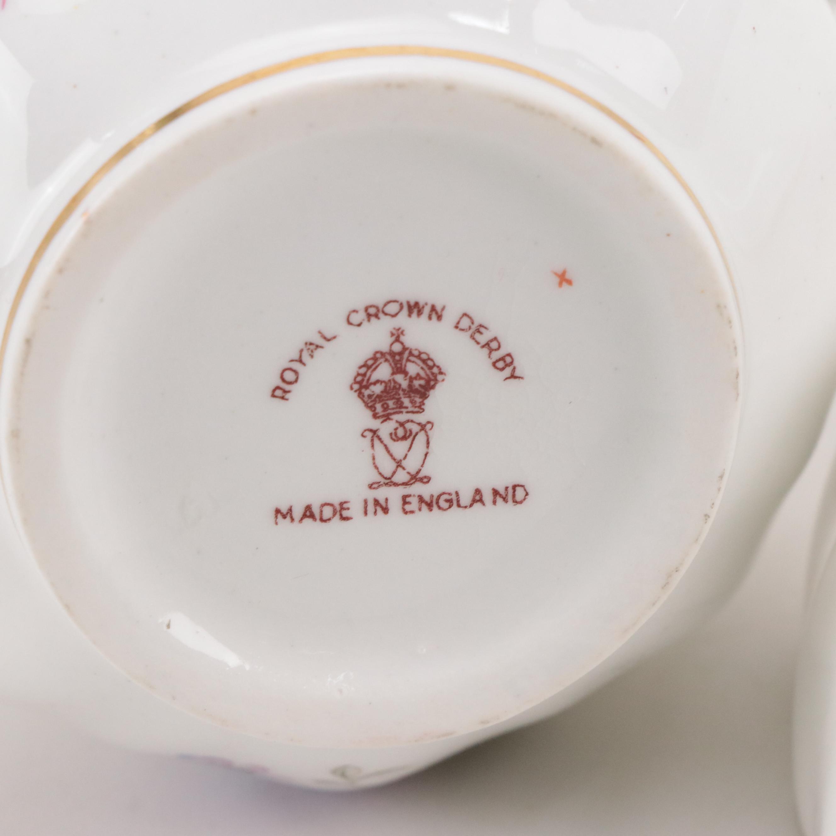 Carl Thieme Marie Antoinette Moniker Square Dish with Other Table Accessories