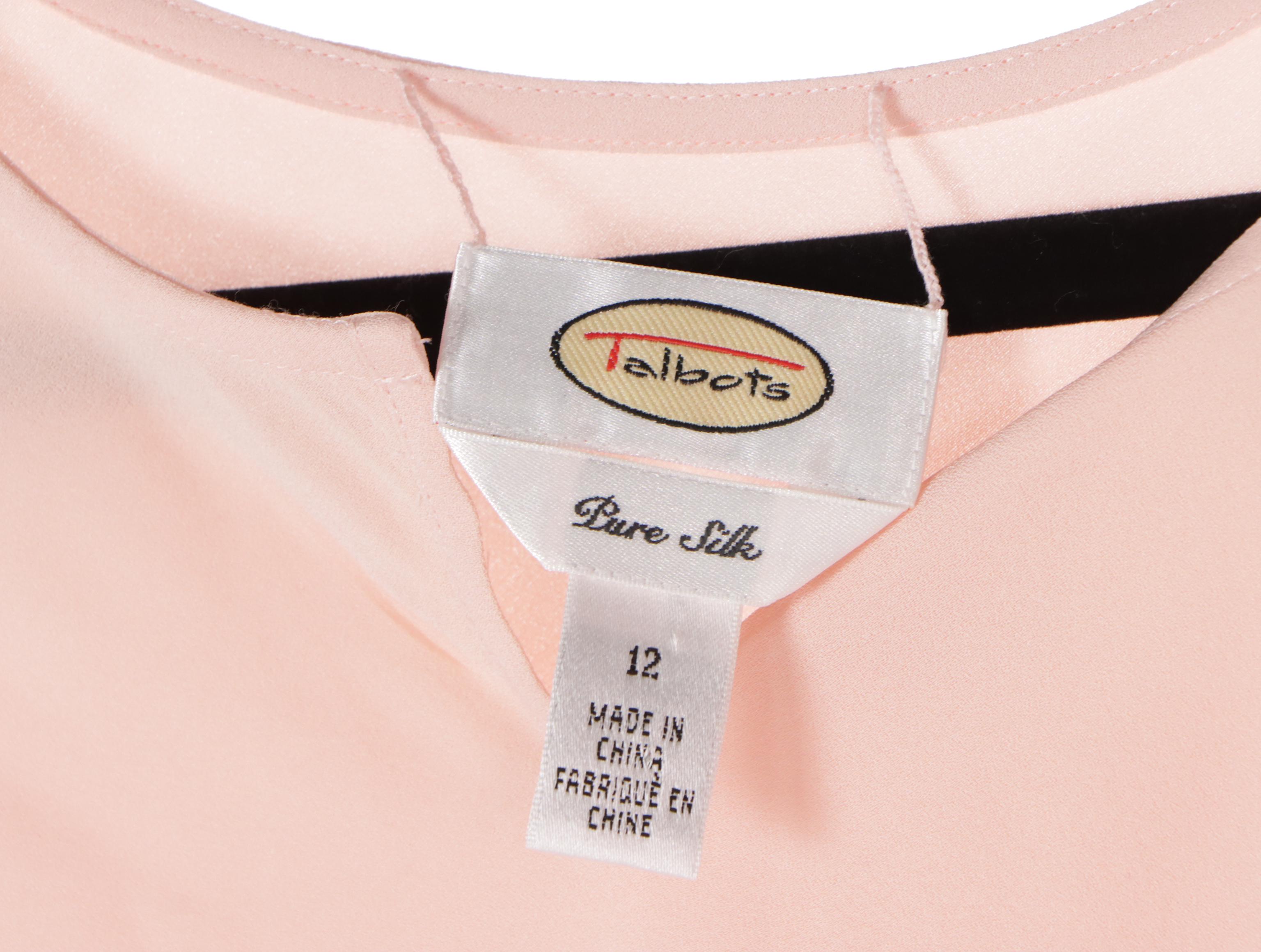 Talbots Silk Blouse, Linen Tunic Shirt, Knit Jacket, and Check Jacket