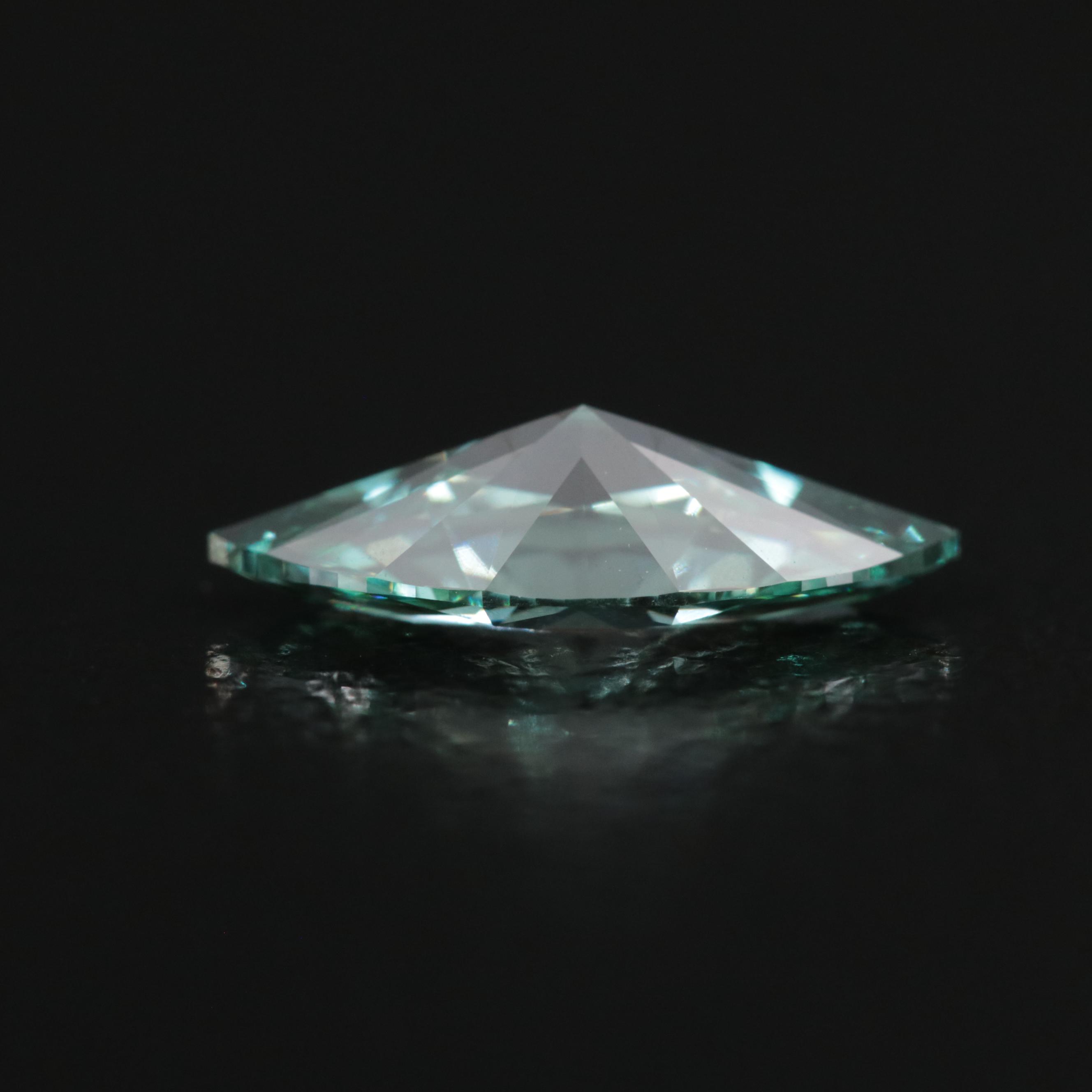 Loose 1.01 CT Lab Grown Fancy Blue-Green Diamond