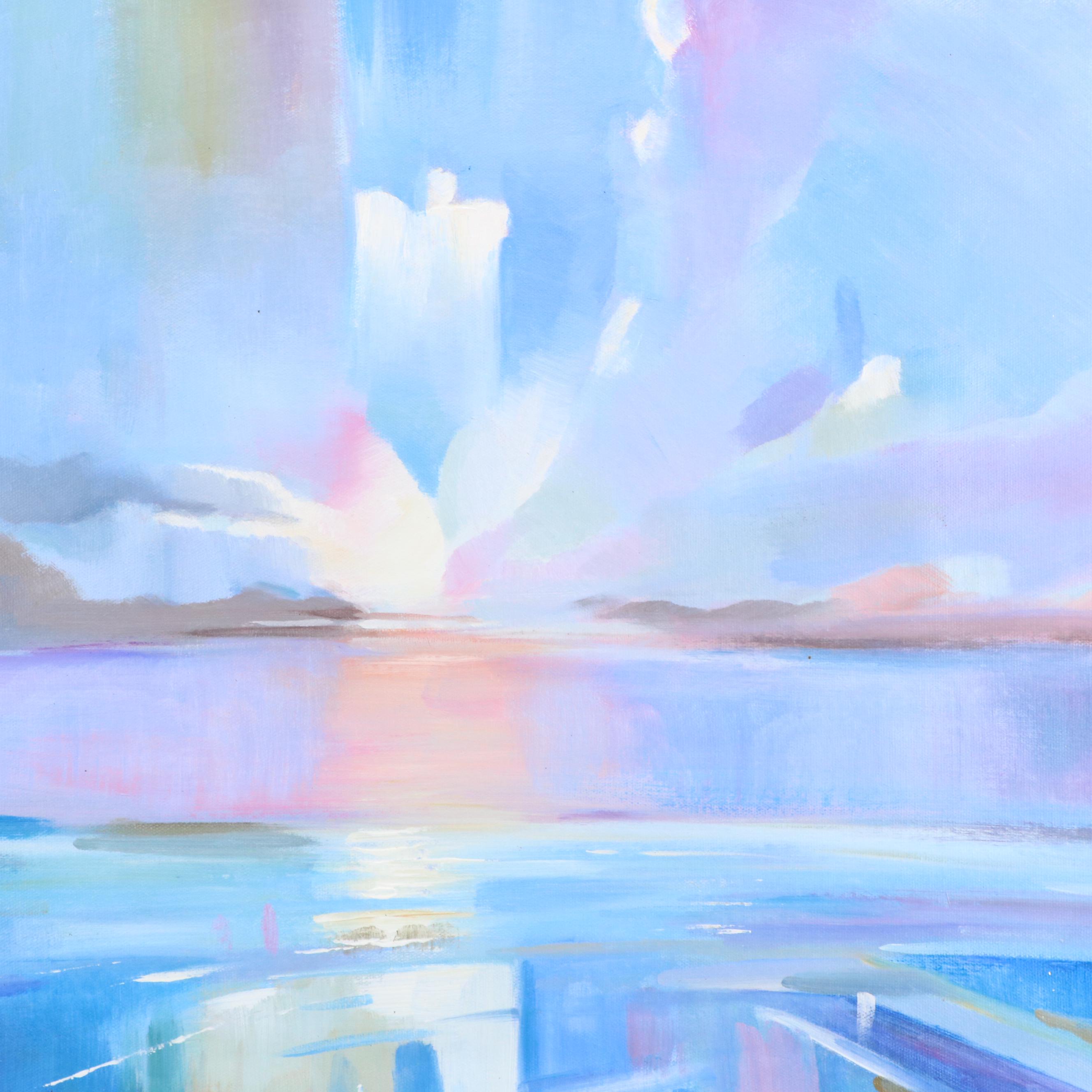 Bing Abstract Seascape Oil Painting, 21st Century