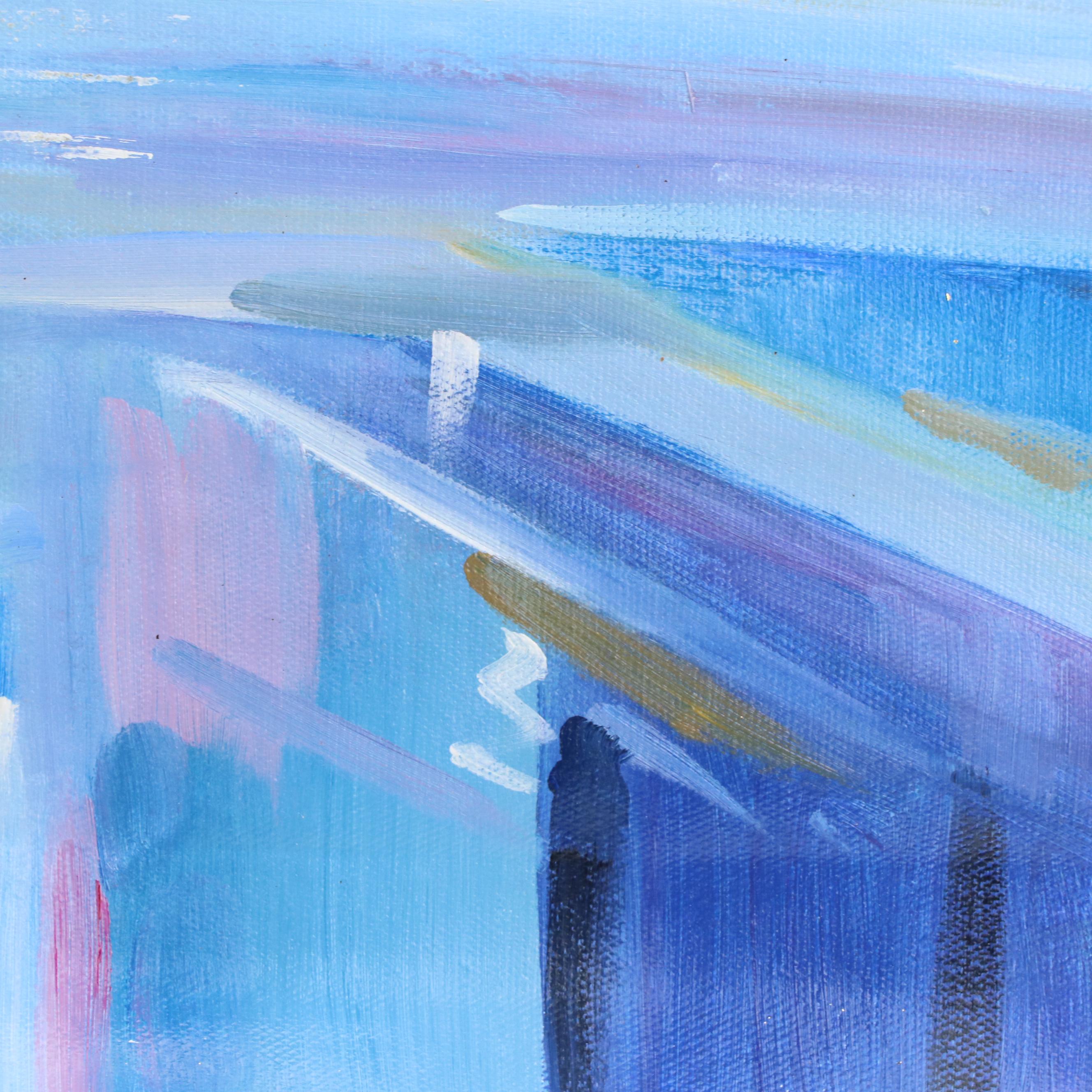 Bing Abstract Seascape Oil Painting, 21st Century