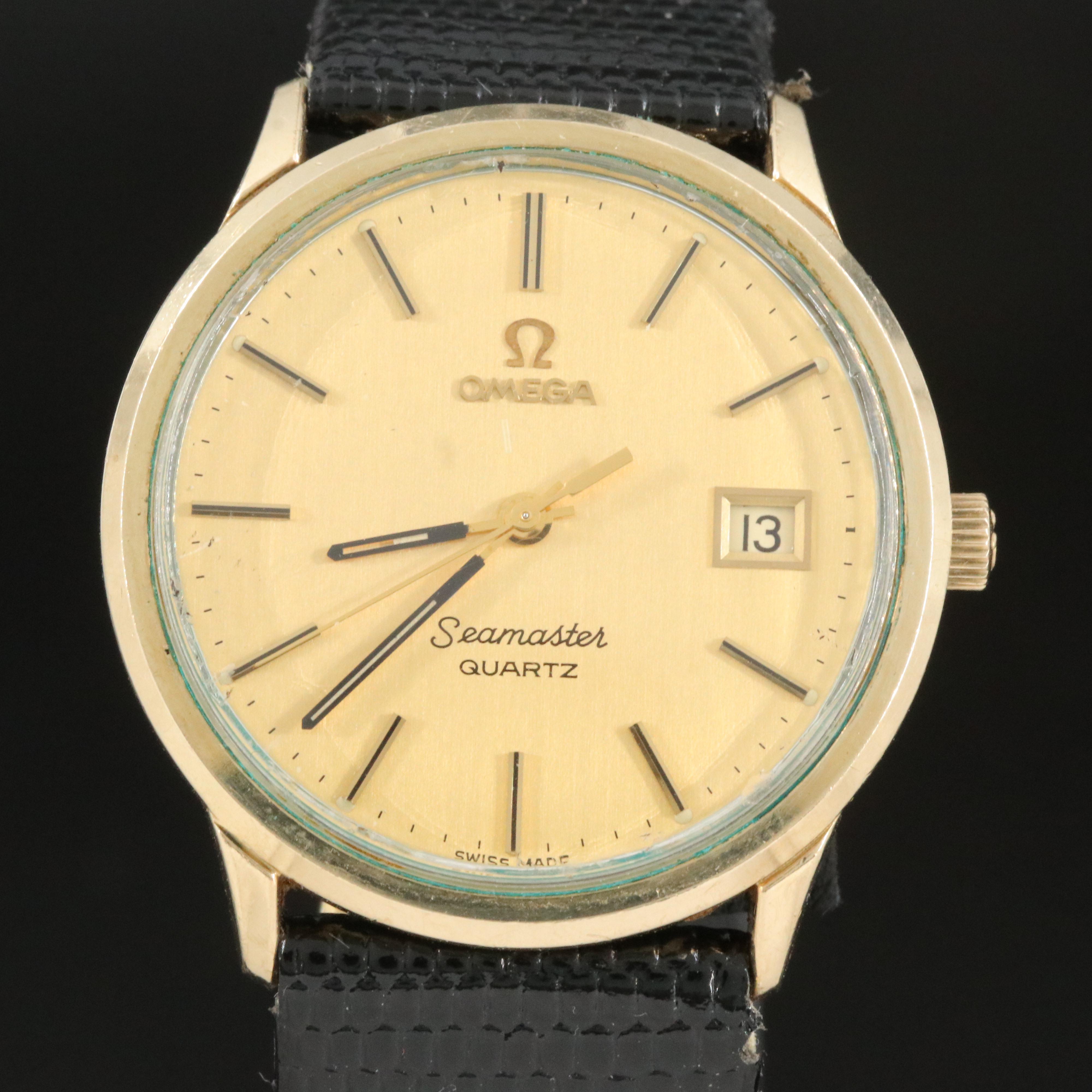 Omega Seamaster Quartz Date Watch
