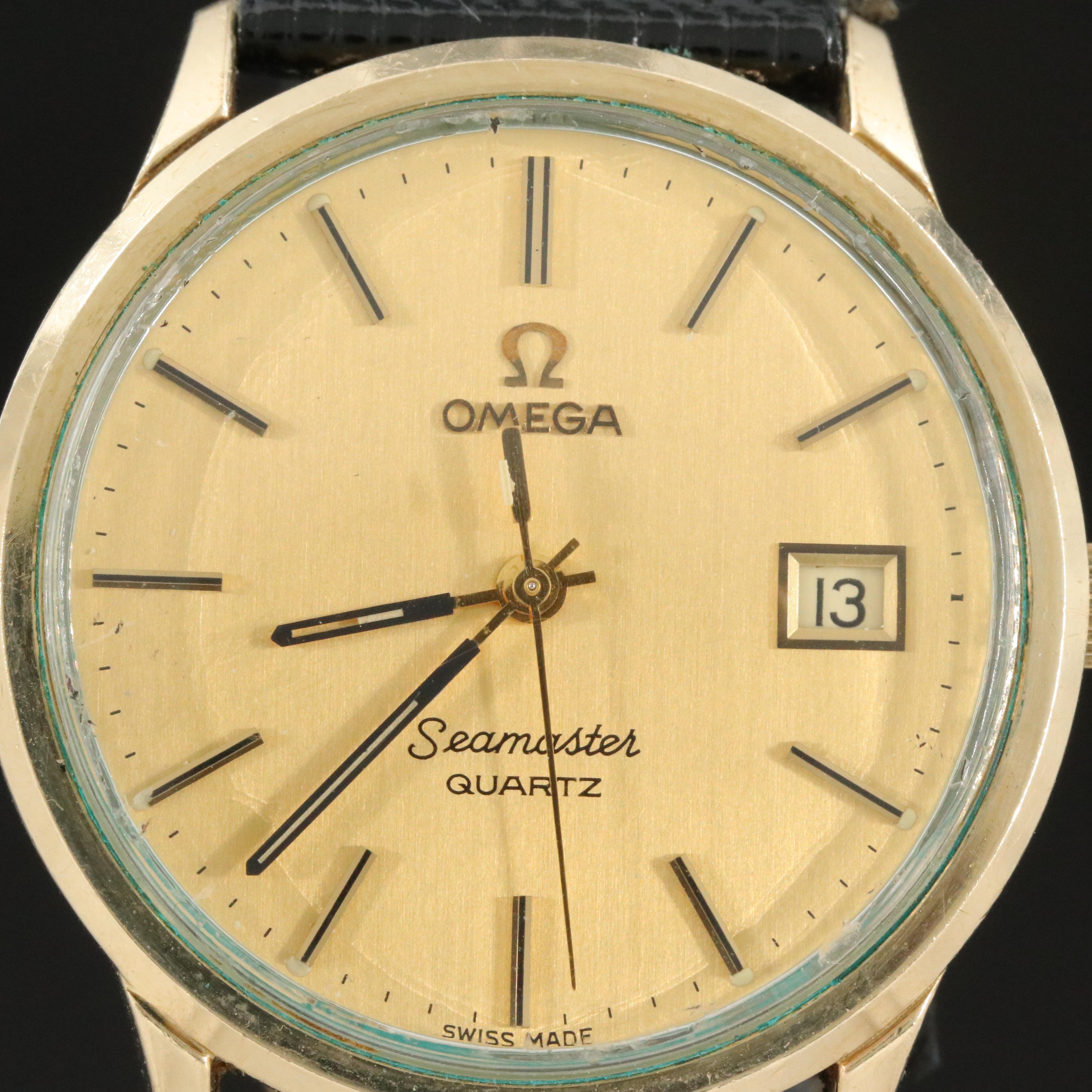 Omega Seamaster Quartz Date Watch
