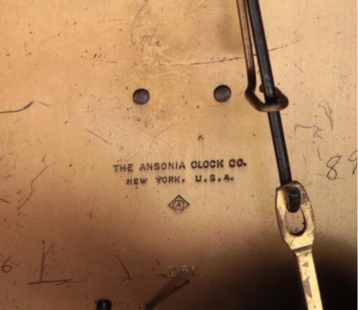 Ansonia Precisia No. 3 Tambour Mantel Clock, Early to Mid-20th Century