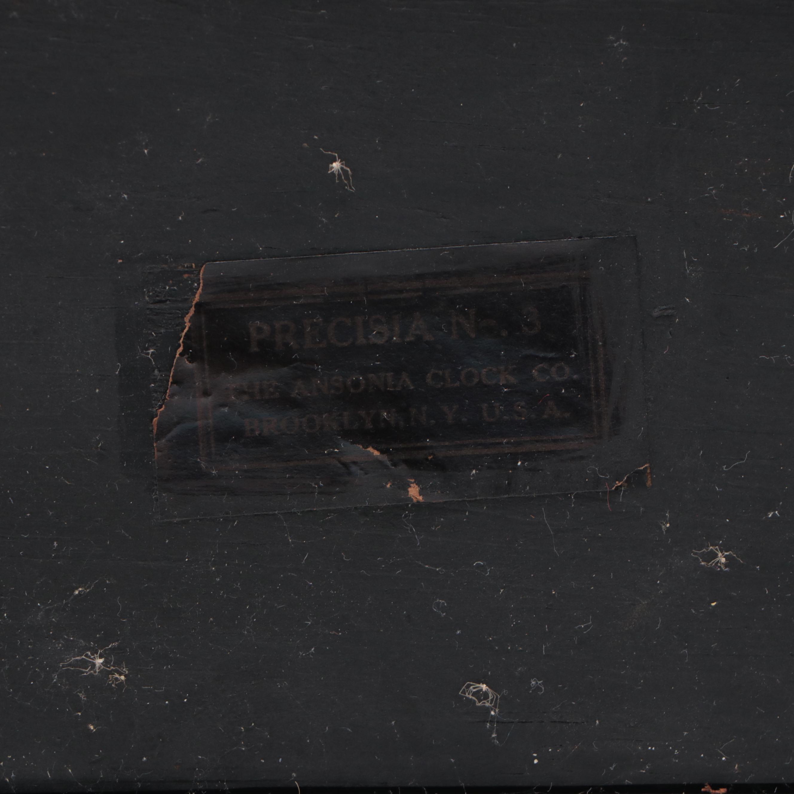 Ansonia Precisia No. 3 Tambour Mantel Clock, Early to Mid-20th Century