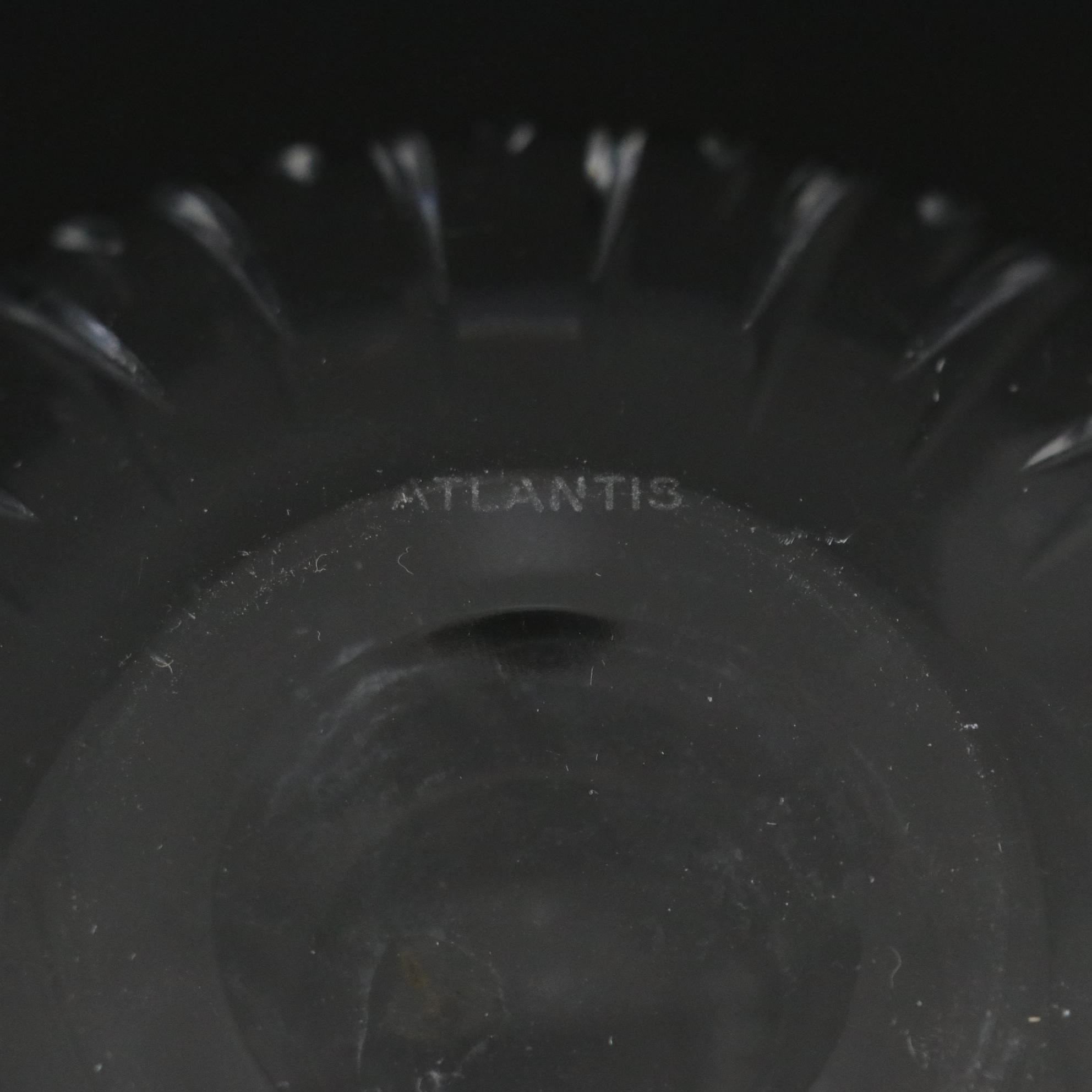 Waterford "Glenmore" Crystal Bowl with Atlantis Crystal Finger Bowls