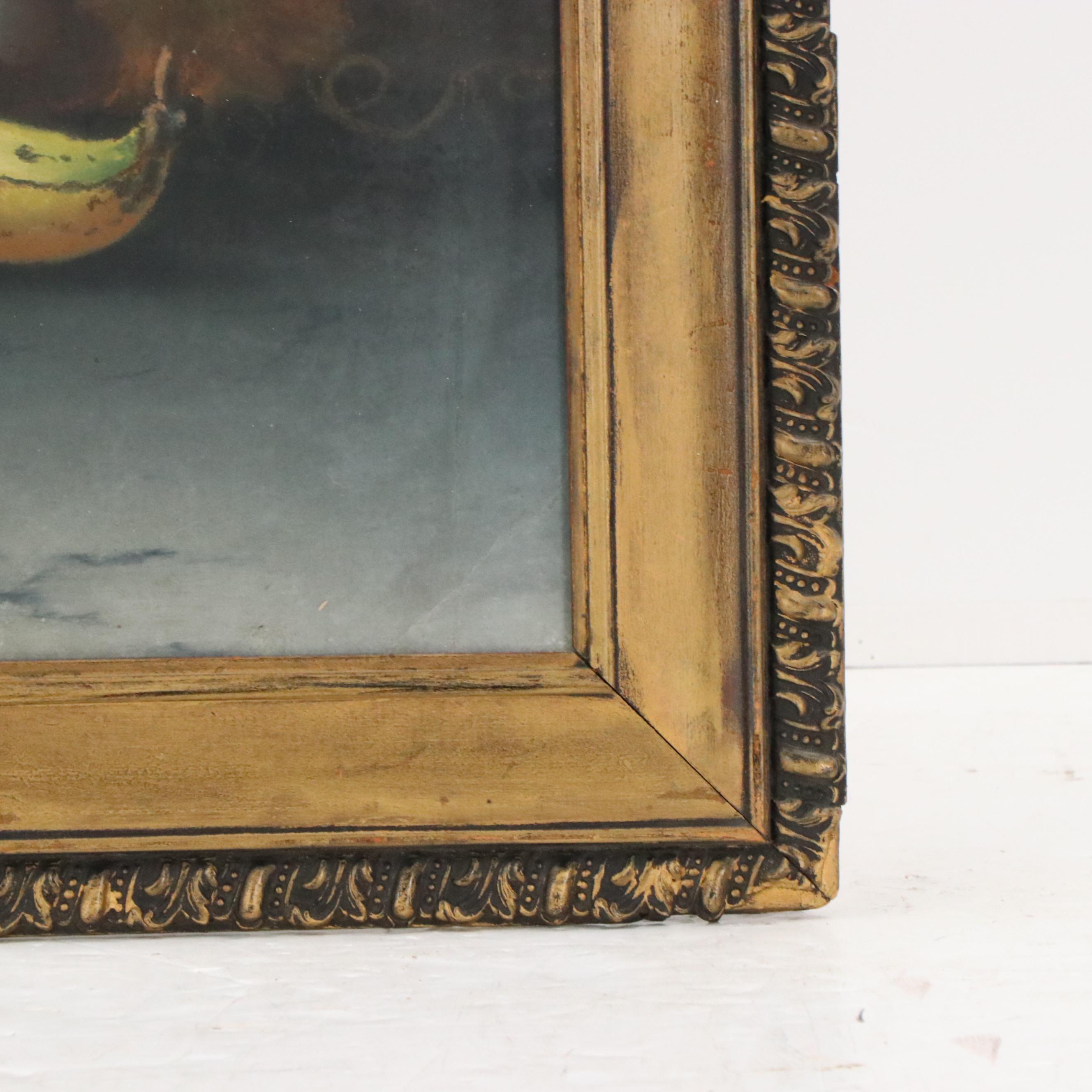 Fruit Still Life Chalk Pastel Drawing