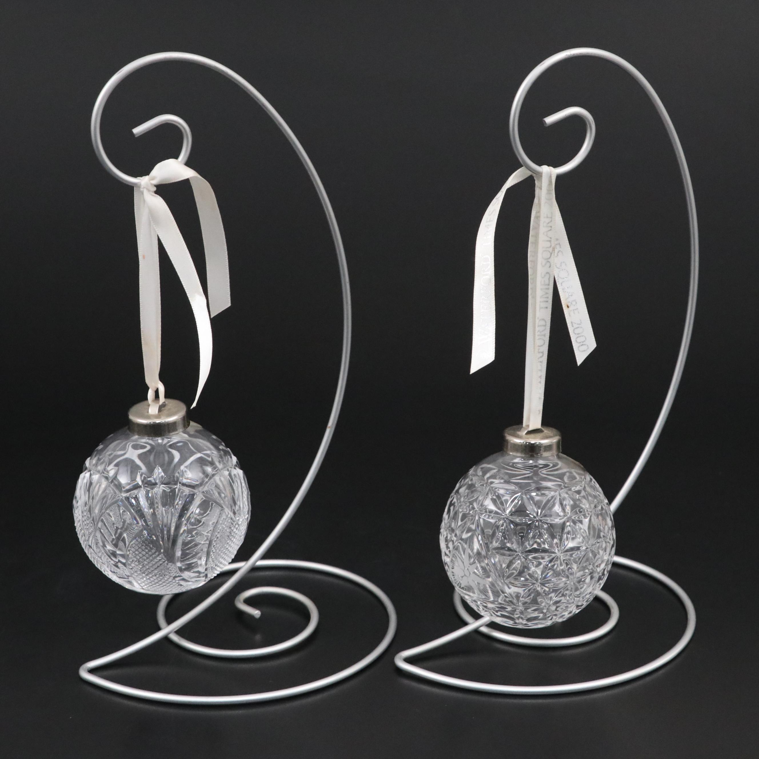 Waterford Crystal Ornaments, Frame, and Cake Knife