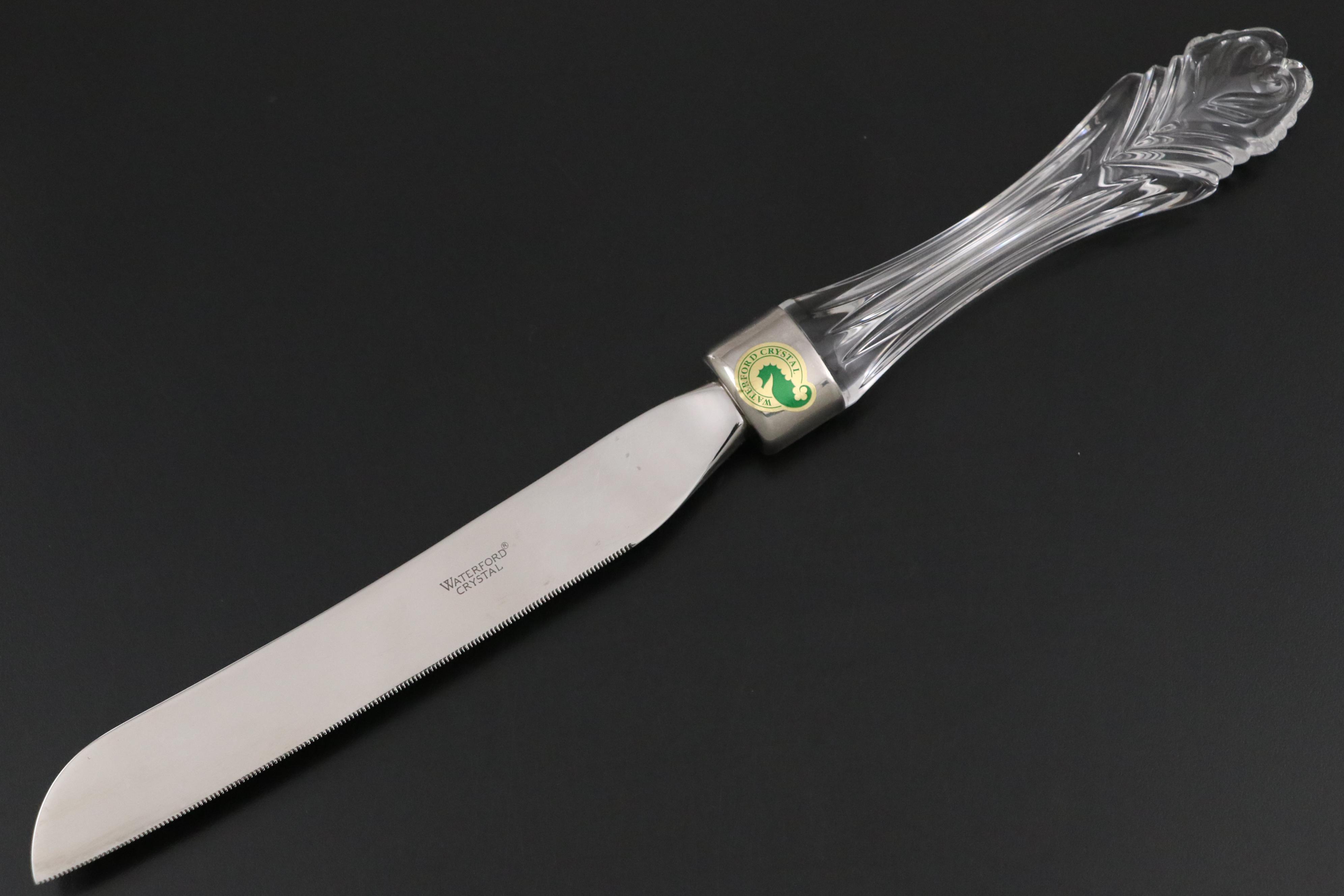 Waterford Crystal Ornaments, Frame, and Cake Knife