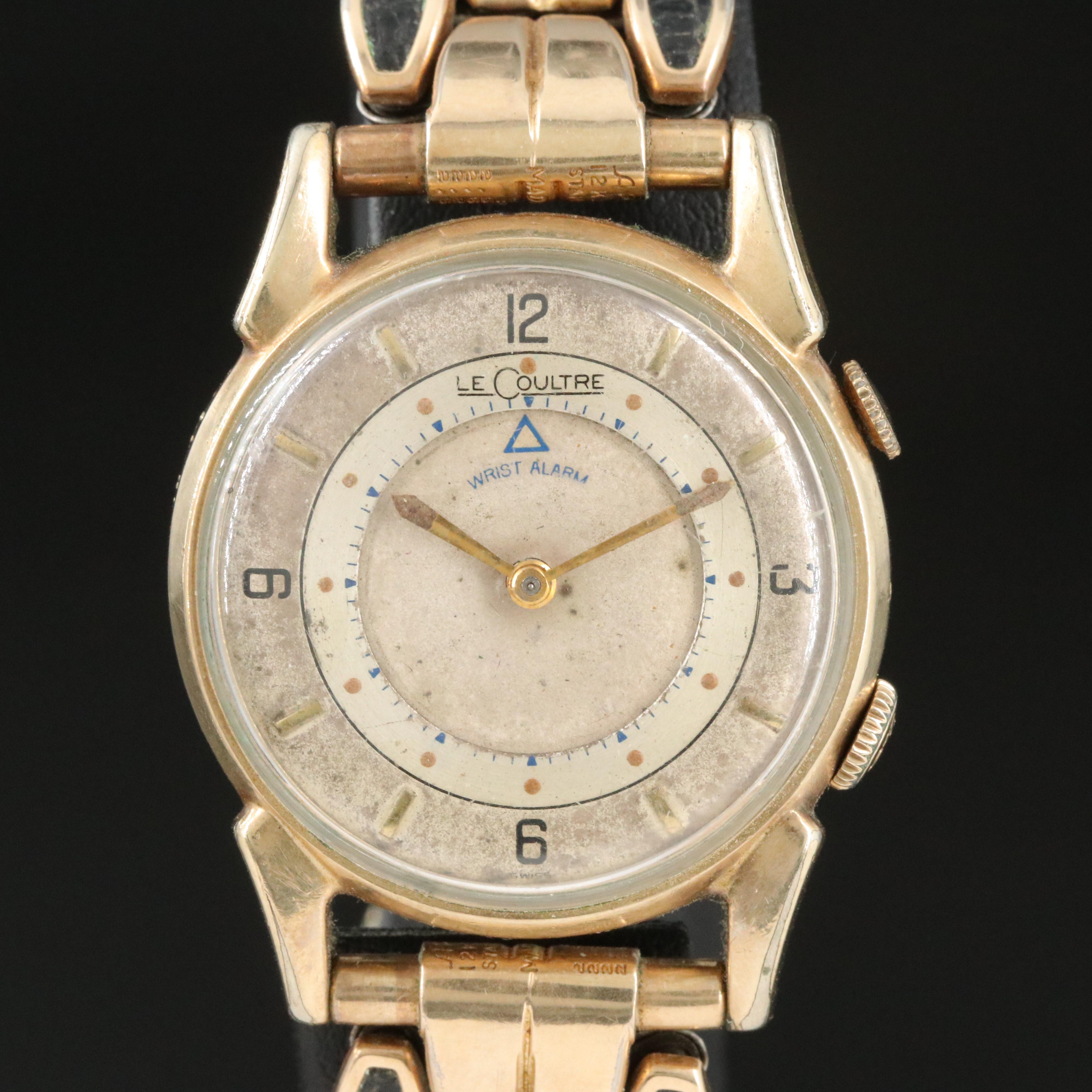 Vintage LeCoultre Wrist Alarm Timepiece
