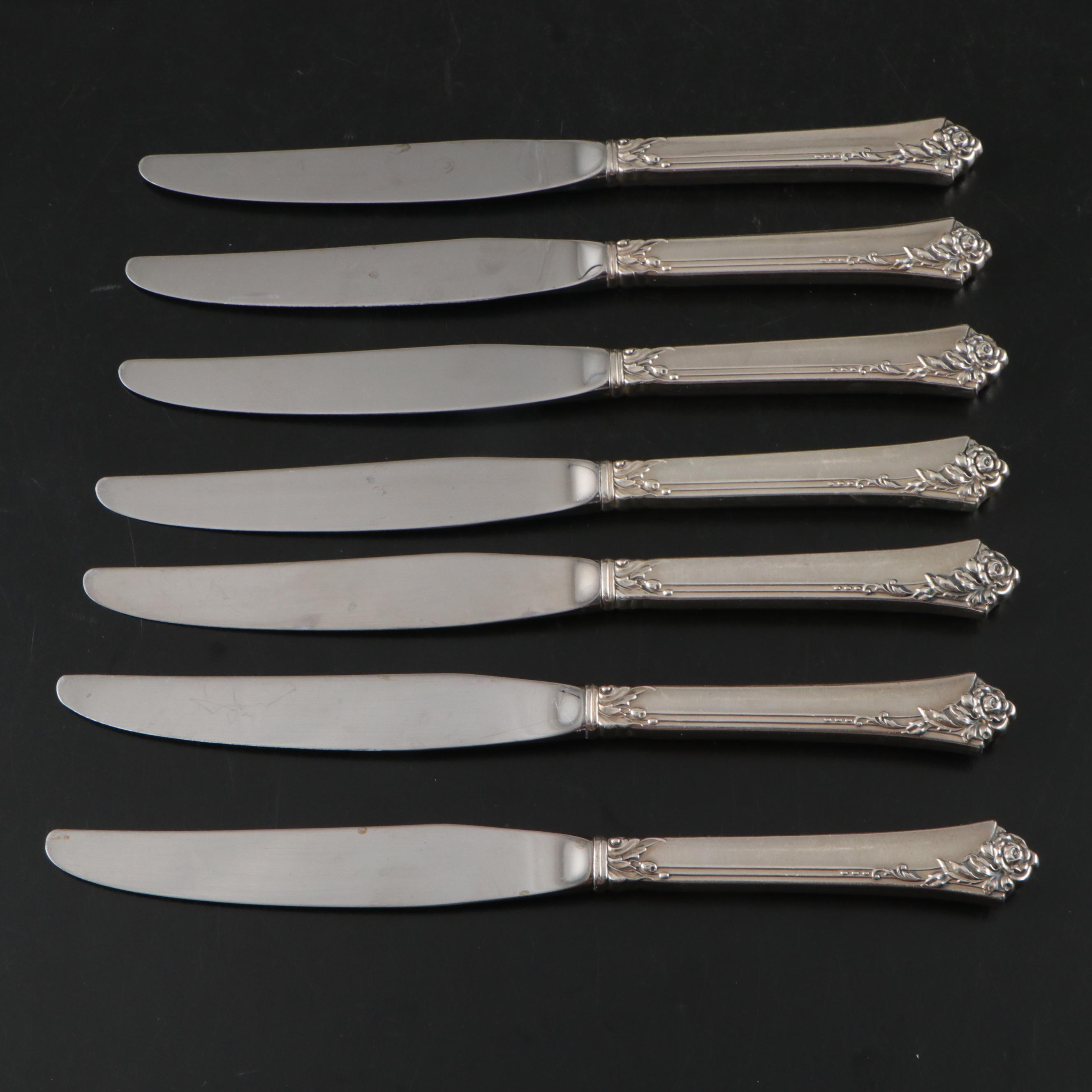 Oneida "Damask Rose" Sterling Silver Flatware, 1946-2004